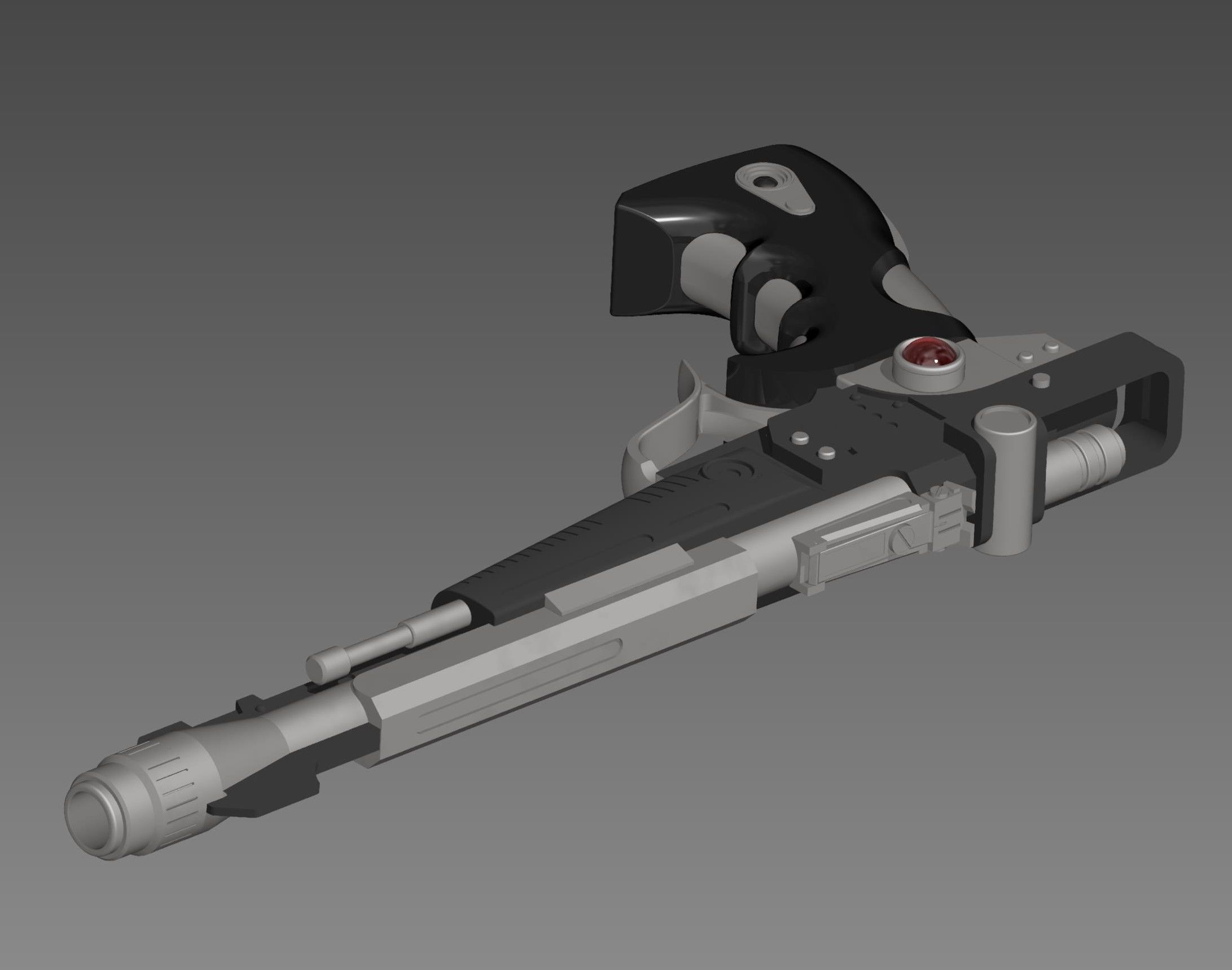 Mando Dual Blaster Cosplay Prop 3D print model_6