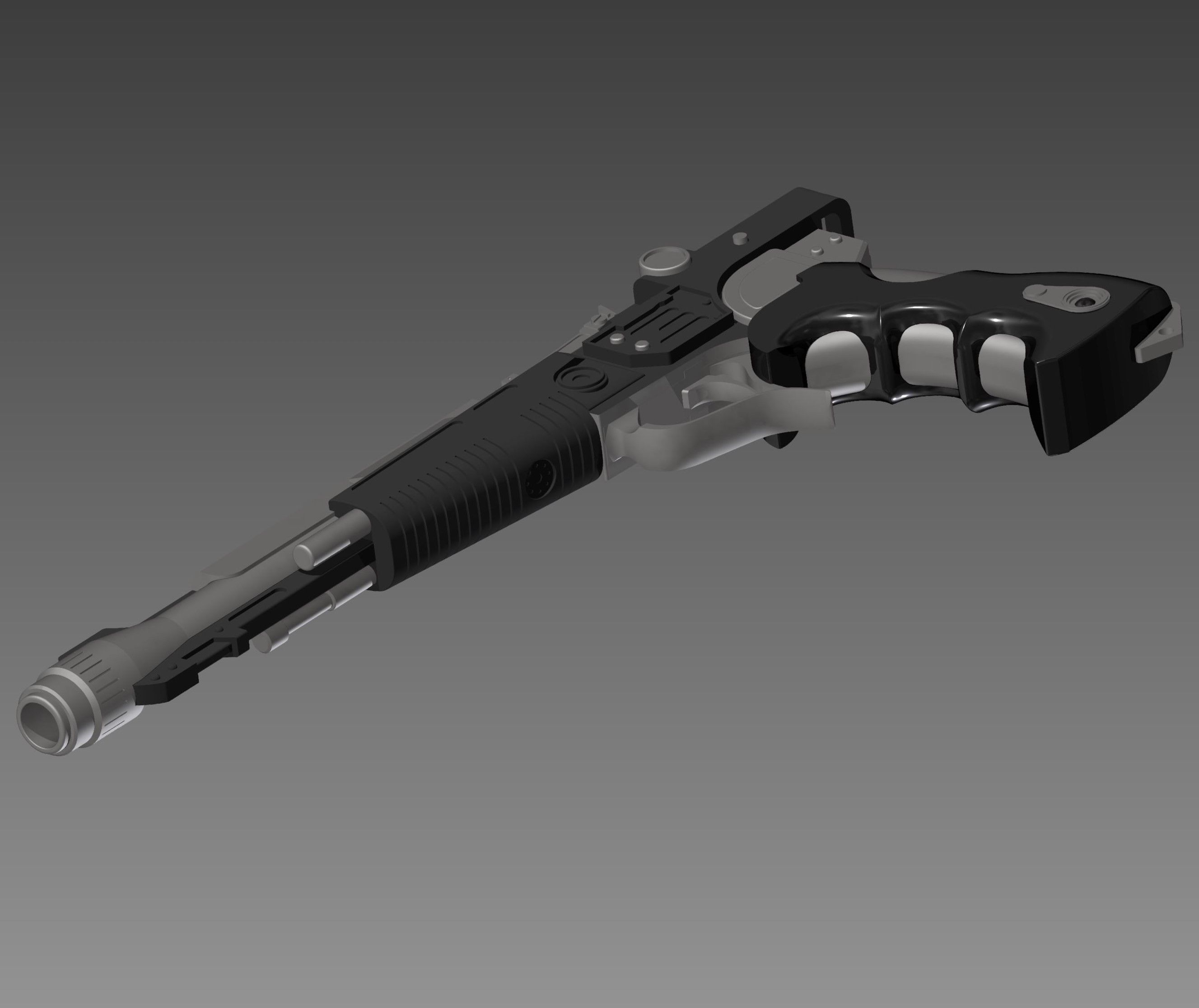 Mando Dual Blaster Cosplay Prop 3D print model_3