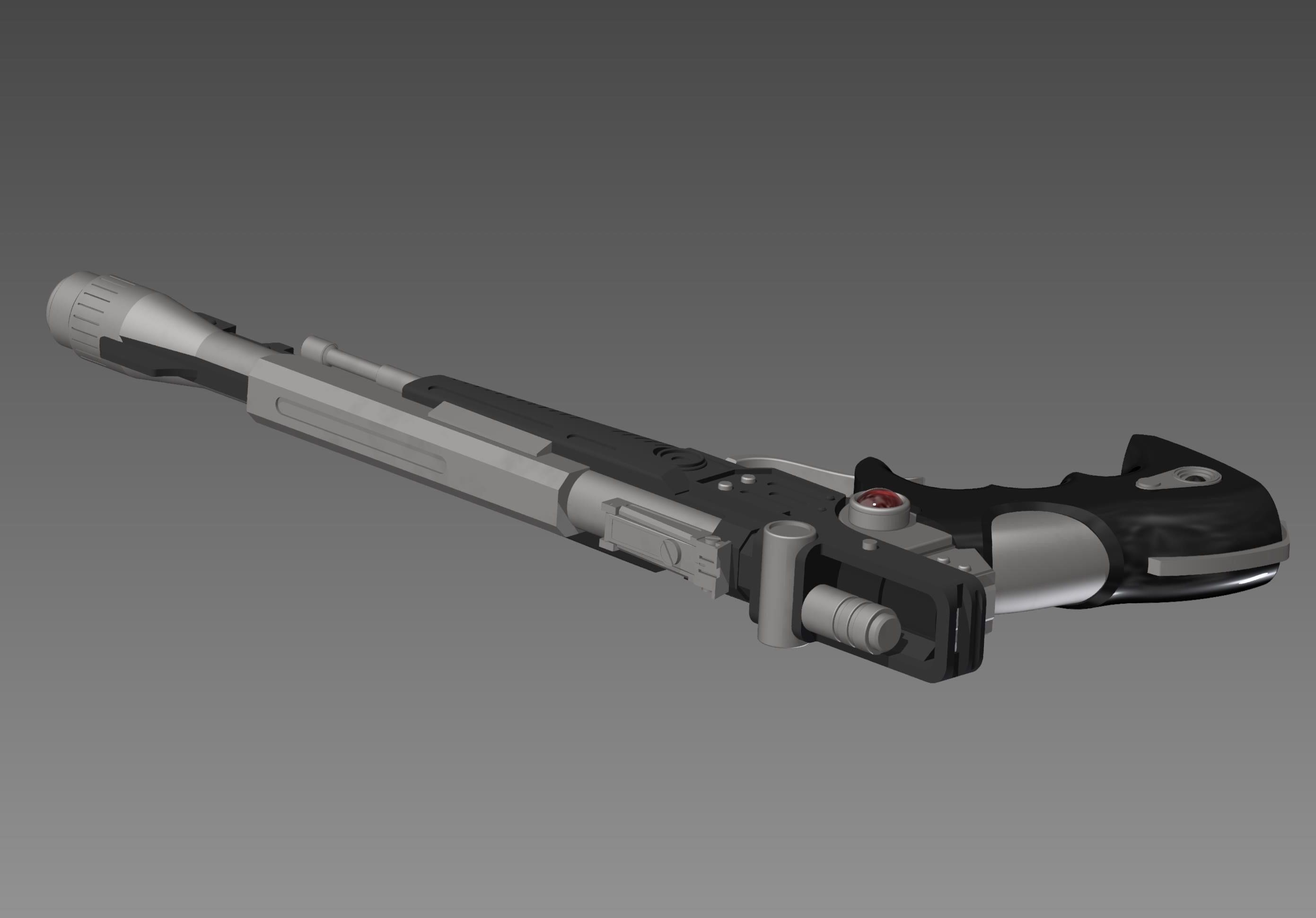 Mando Dual Blaster Cosplay Prop 3D print model_5