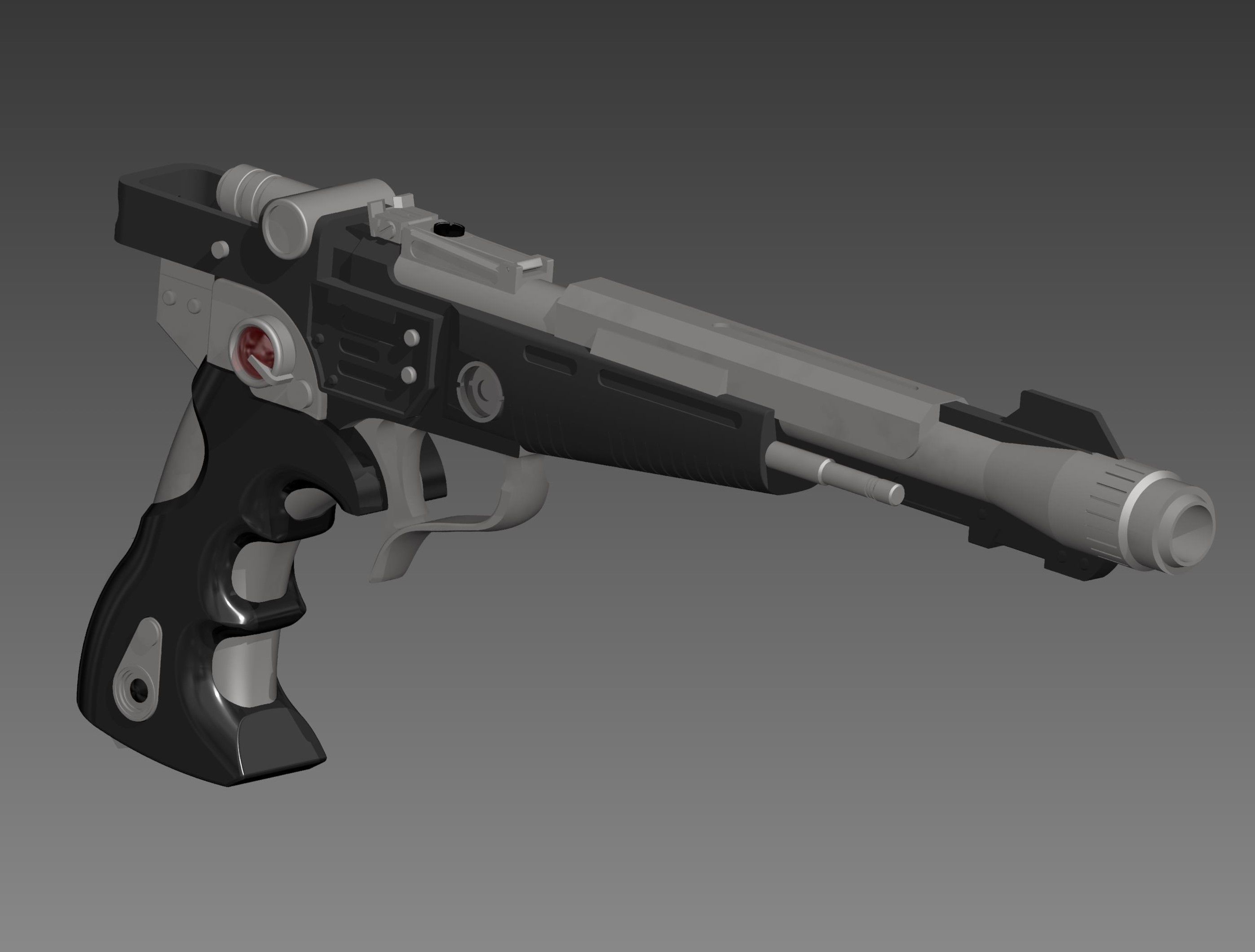 Mando Dual Blaster Cosplay Prop 3D print model_8