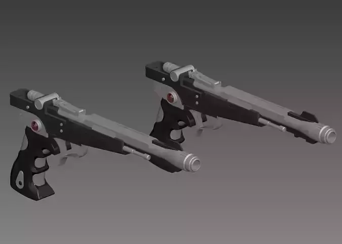 Mando Dual Blaster Cosplay Prop