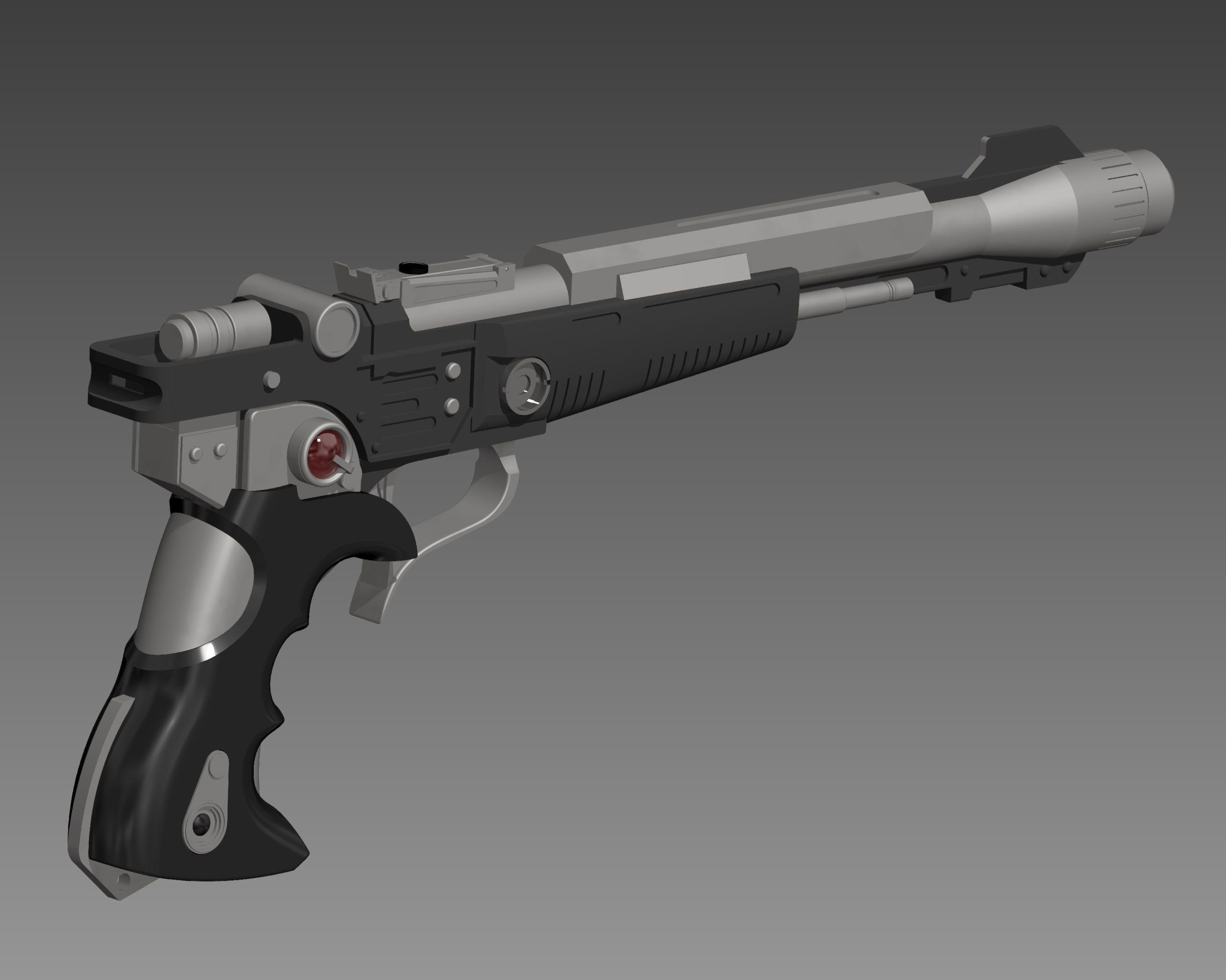 Mando Dual Blaster Cosplay Prop 3D print model_7