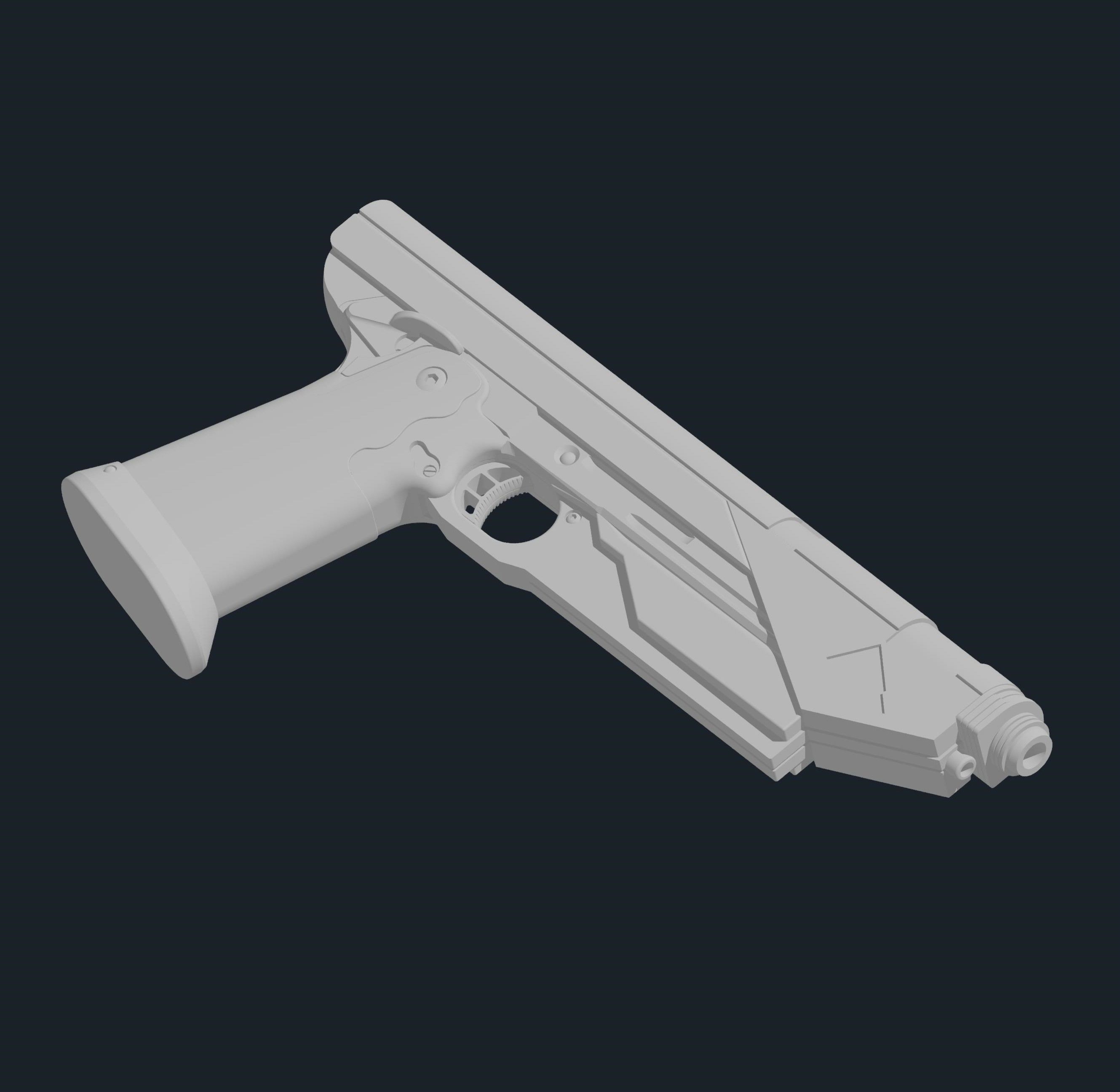 Night Owls Westar 35 Blaster Cosplay Prop 3D print model_5