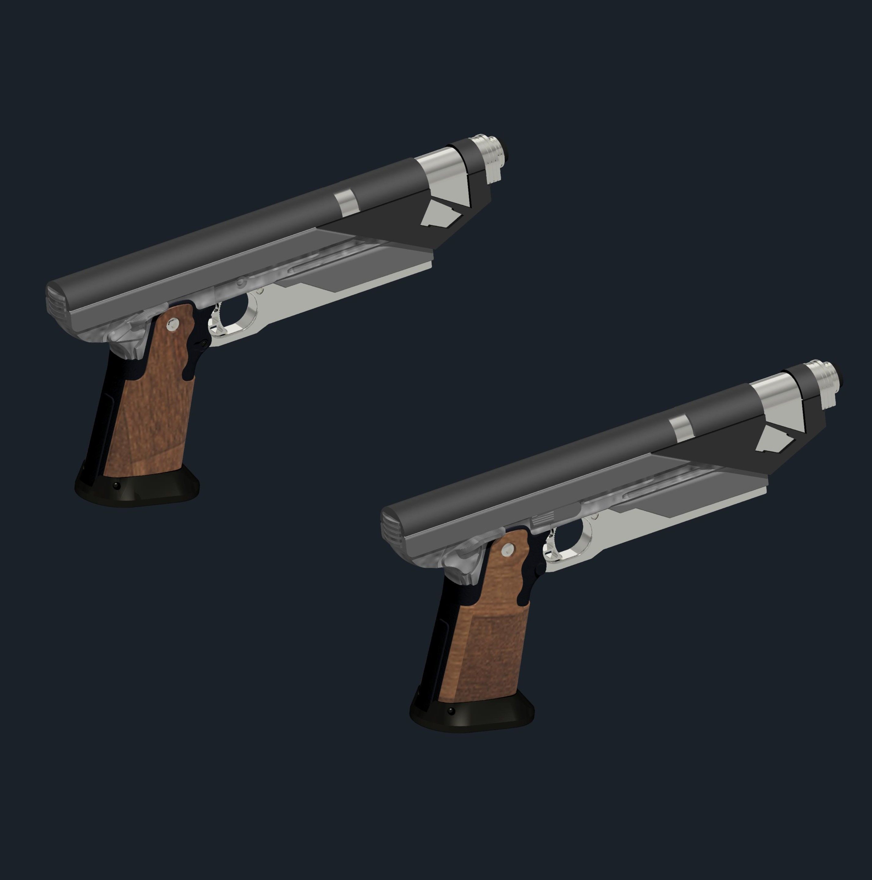 Night Owls Westar 35 Blaster Cosplay Prop 3D print model_2