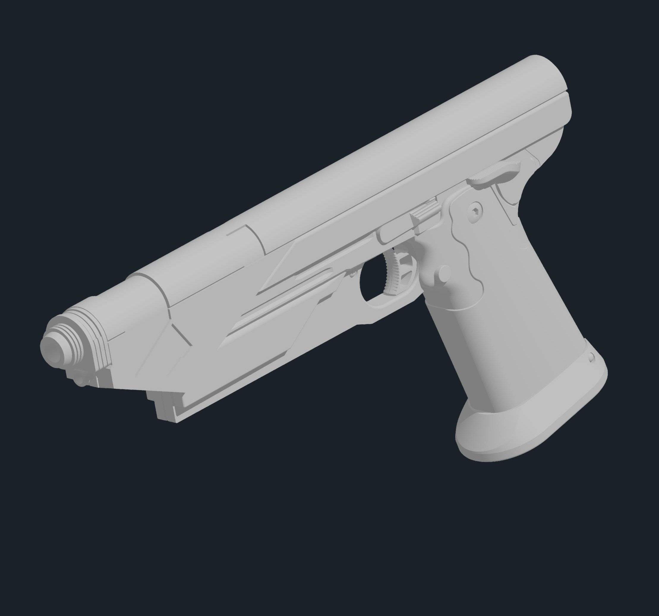Night Owls Westar 35 Blaster Cosplay Prop 3D print model_4
