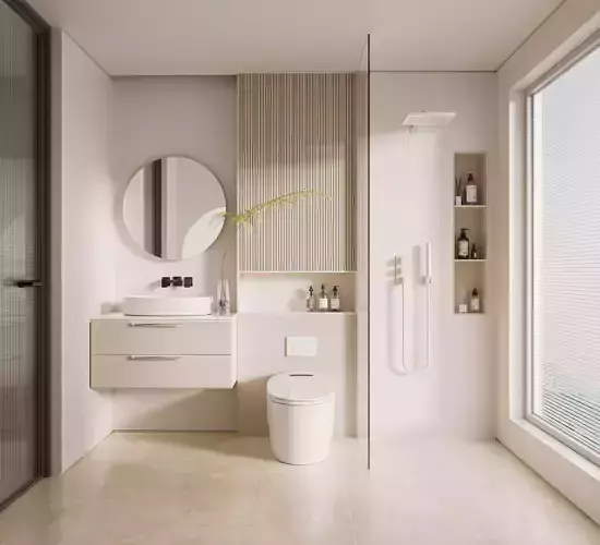 Bathroom scene washroom toilet shower room