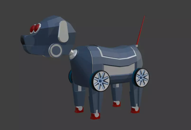 ROBOT DOG 3D model_0