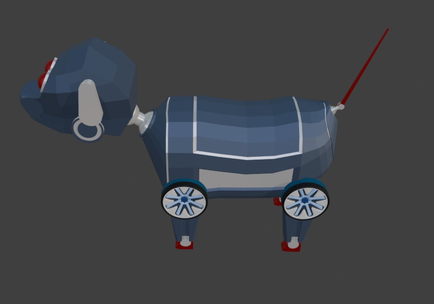 ROBOT DOG 3D model_1