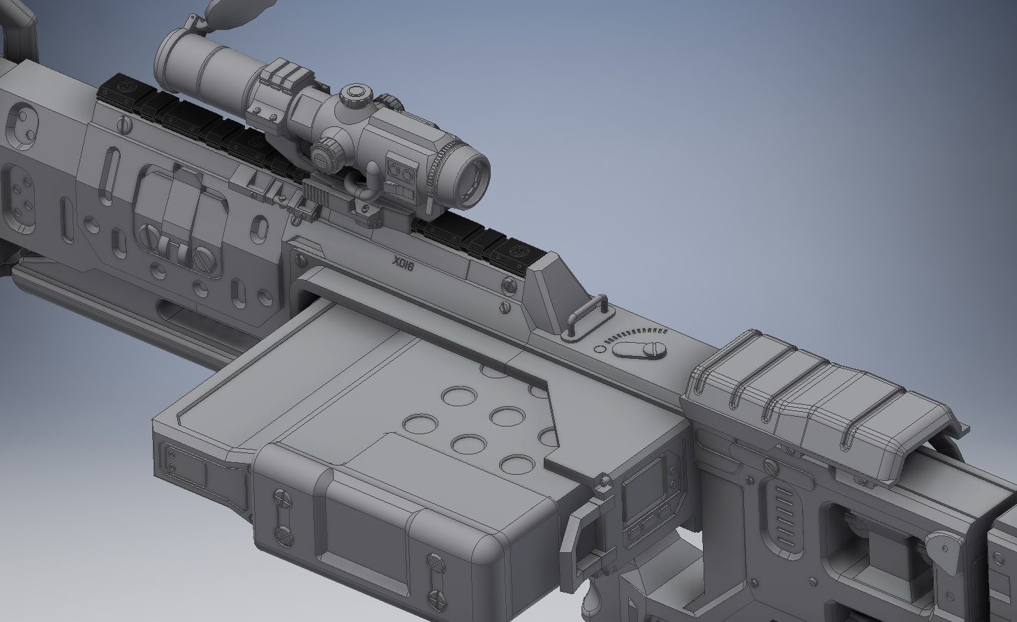 Apex Legends Kraber Cosplay Prop 3D print model_9