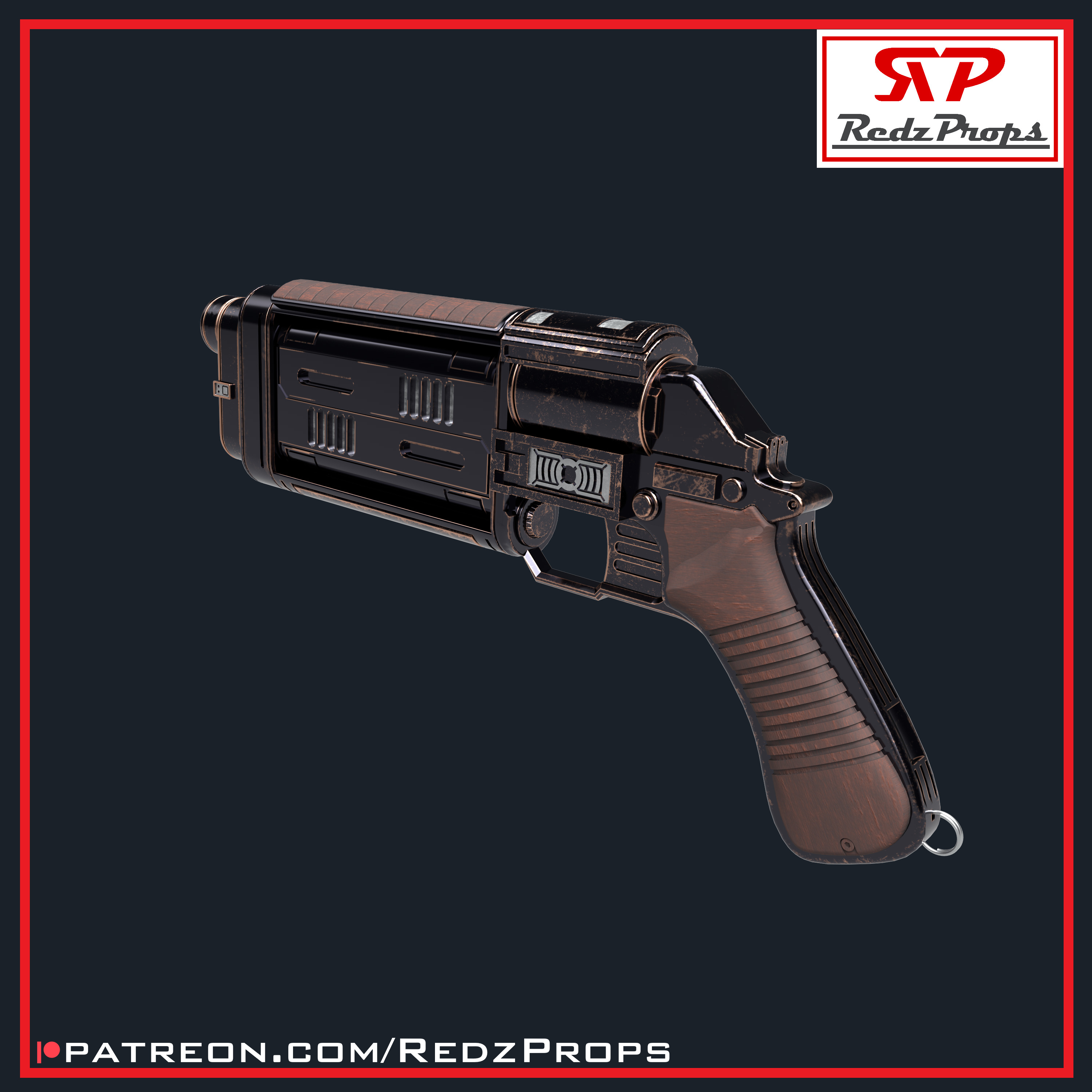 Andor Bryar MW-20 Blaster Cosplay Prop 3D print model_1