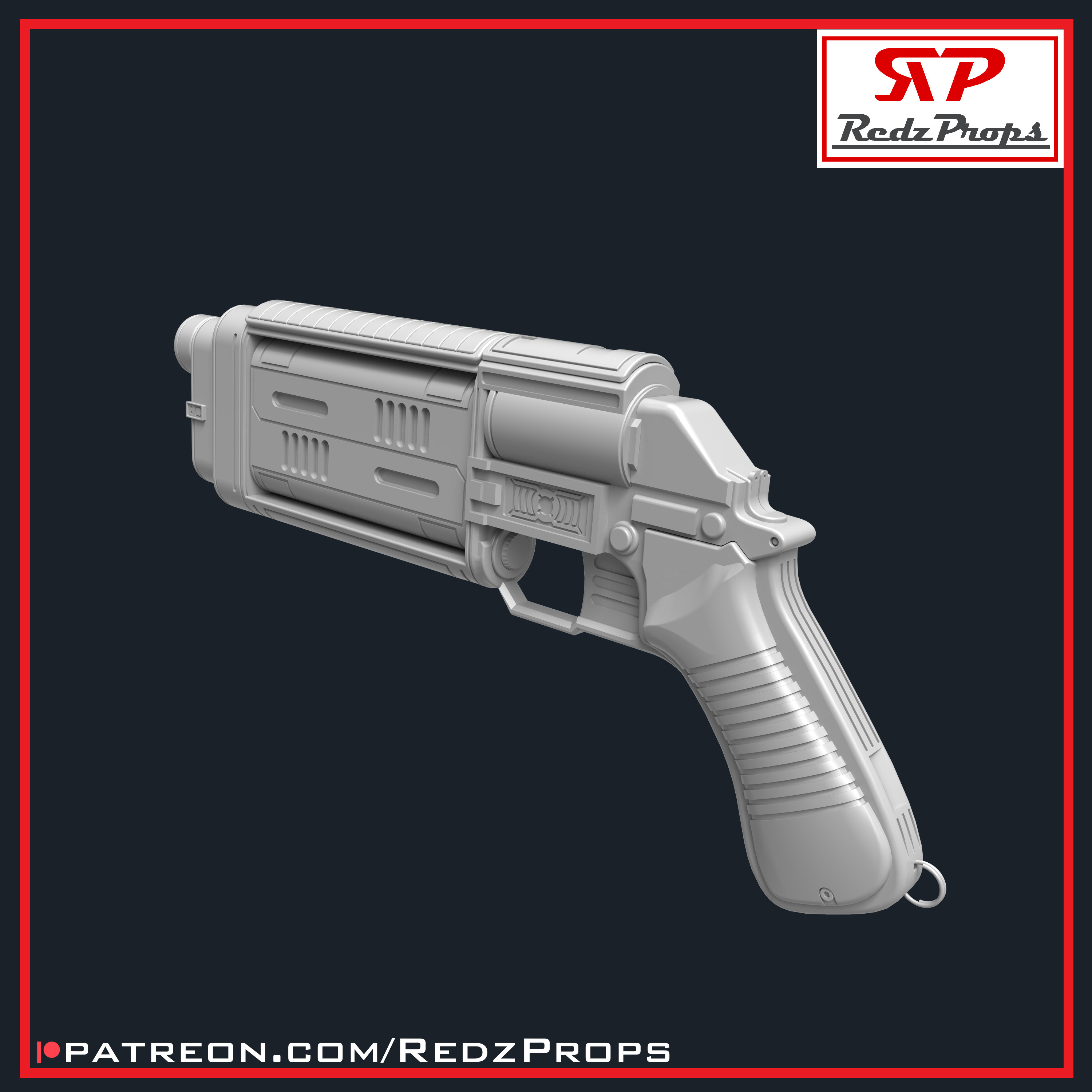 Andor Bryar MW-20 Blaster Cosplay Prop 3D print model_6