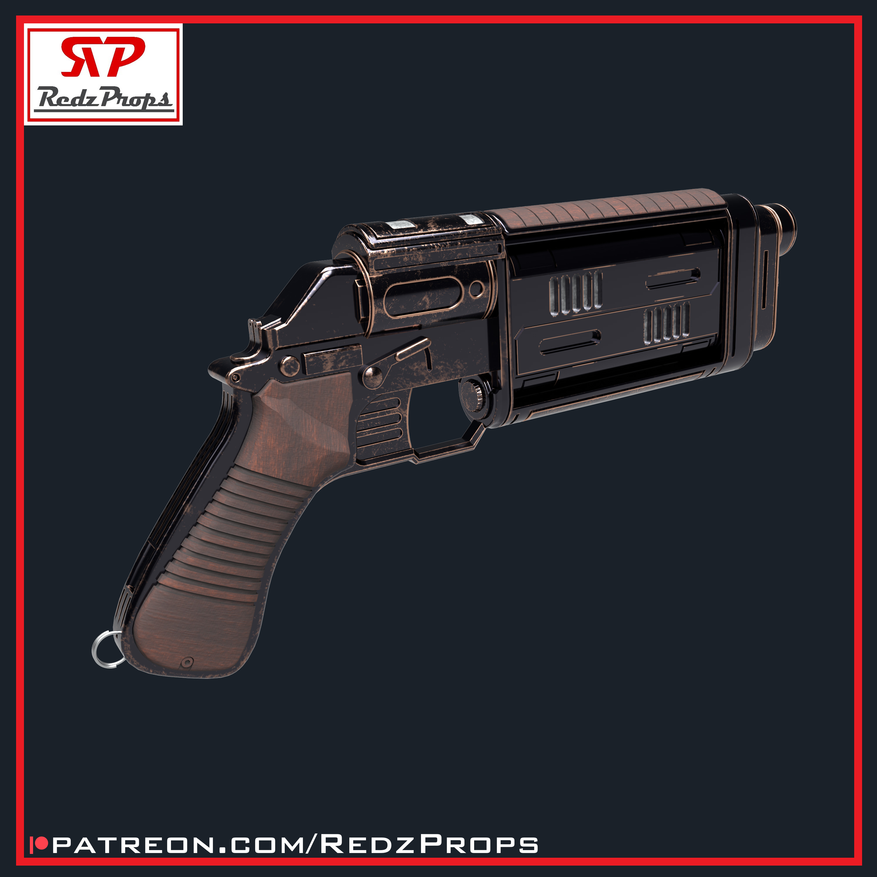 Andor Bryar MW-20 Blaster Cosplay Prop 3D print model_3