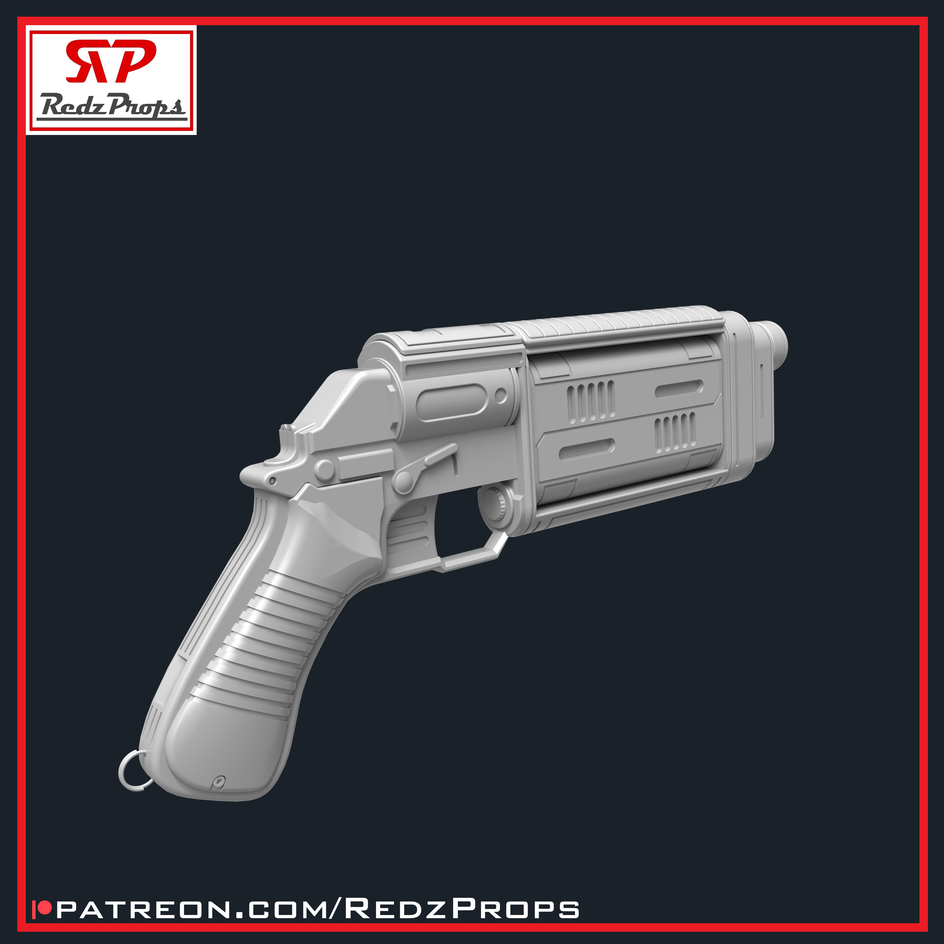 Andor Bryar MW-20 Blaster Cosplay Prop 3D print model_7