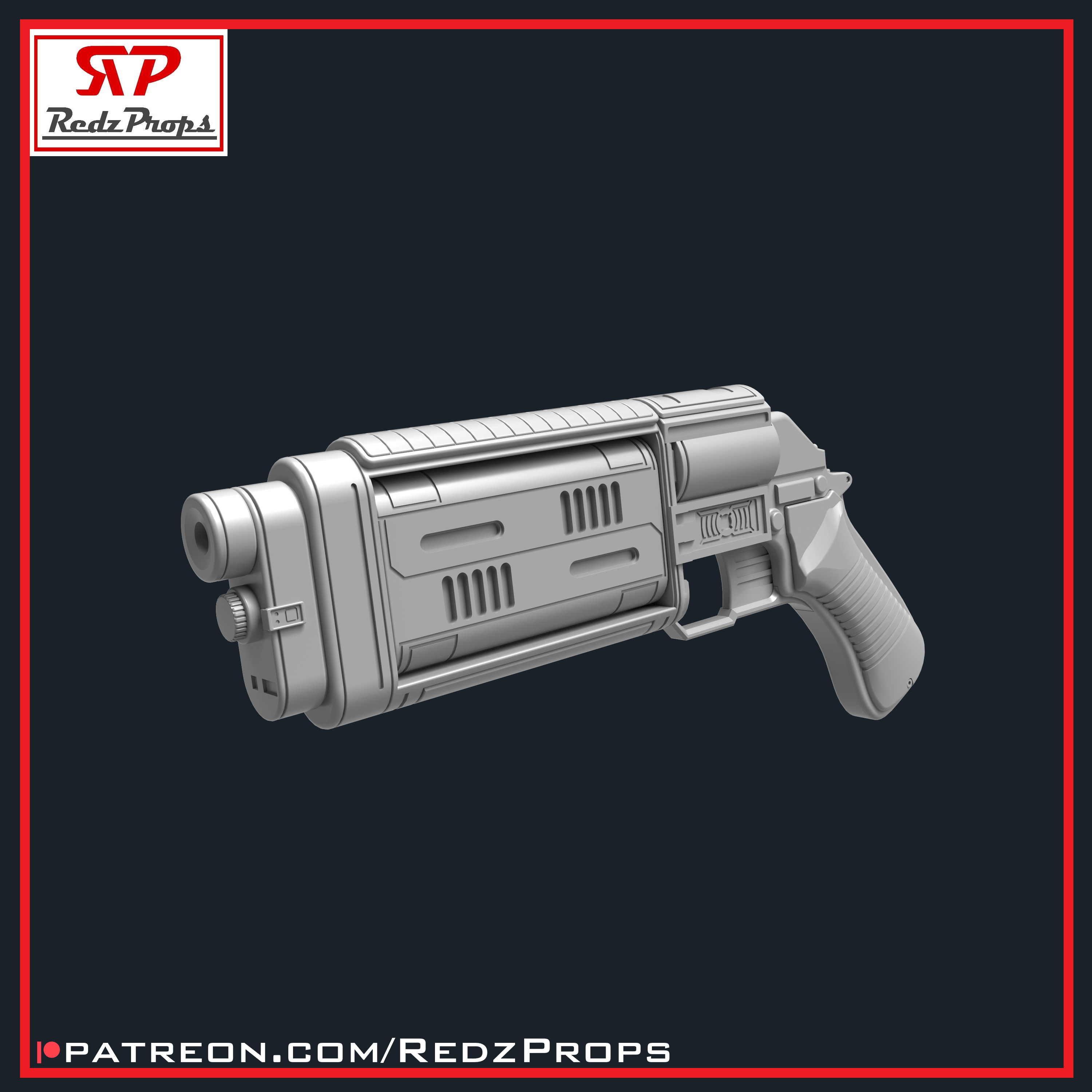 Andor Bryar MW-20 Blaster Cosplay Prop 3D print model_5