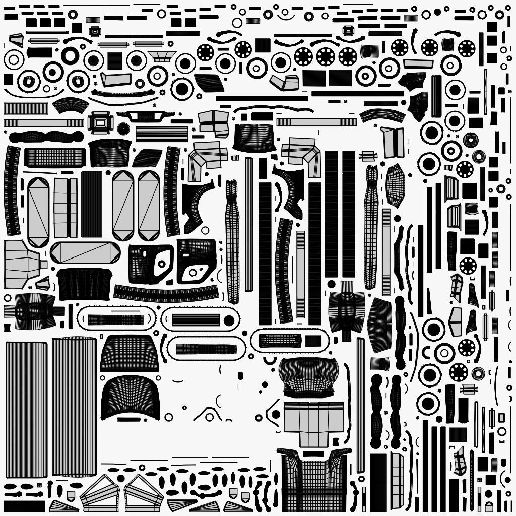 Snow Plow Truck 3D model_19