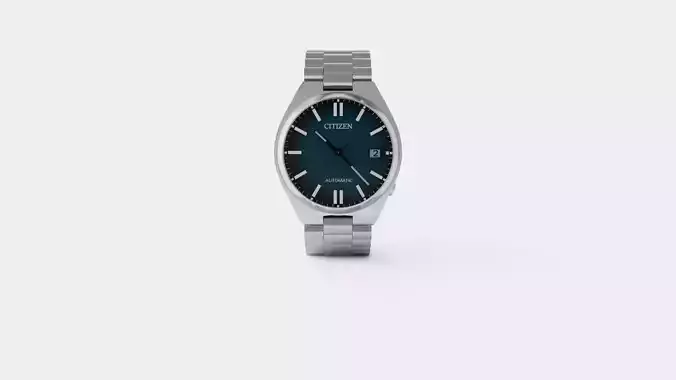 Analog Watch Low-poly 3D model