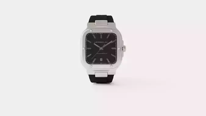 Analog Watch Low-poly 3D model