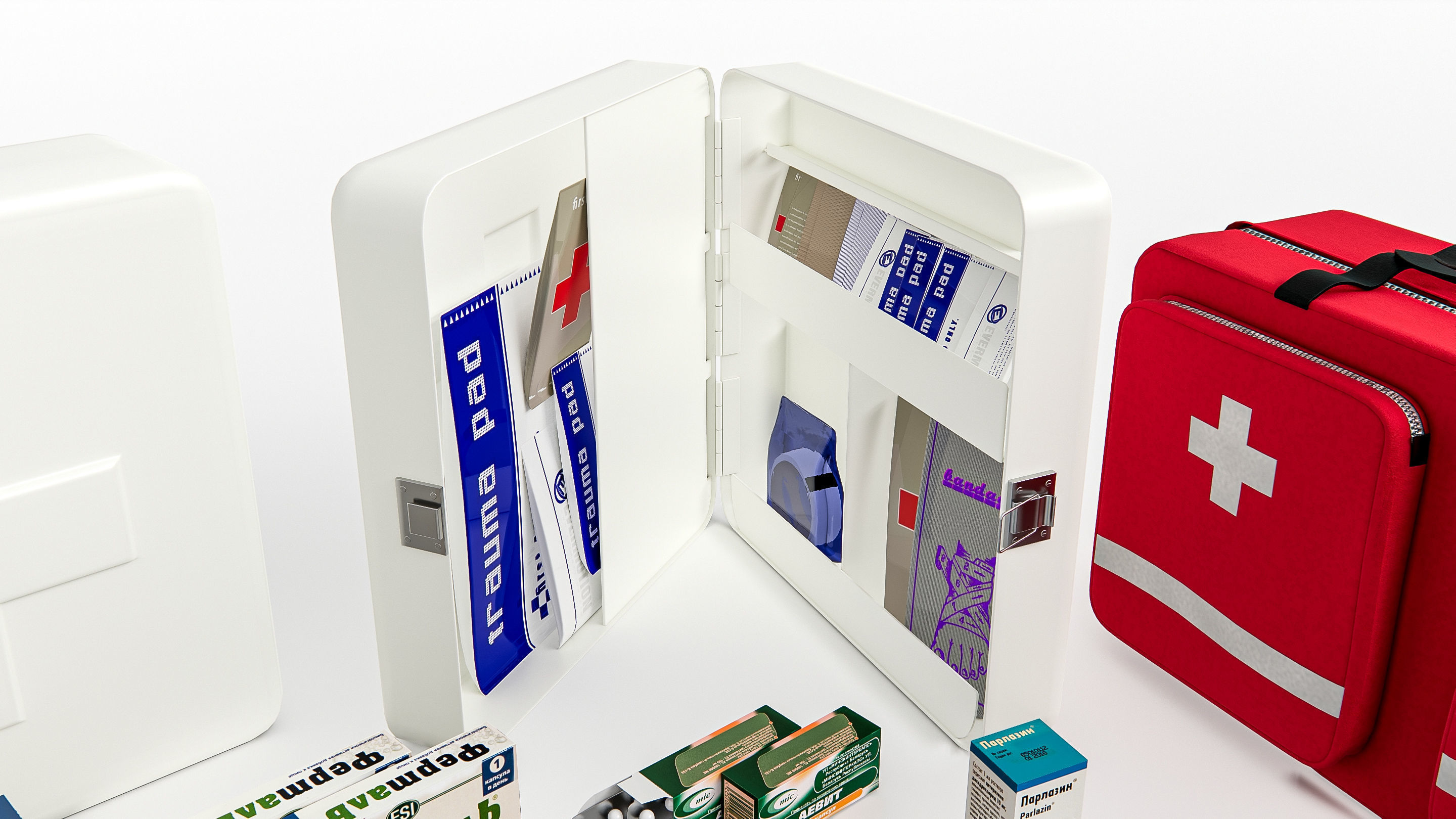 Hospital First Aid Kit 3D model_9