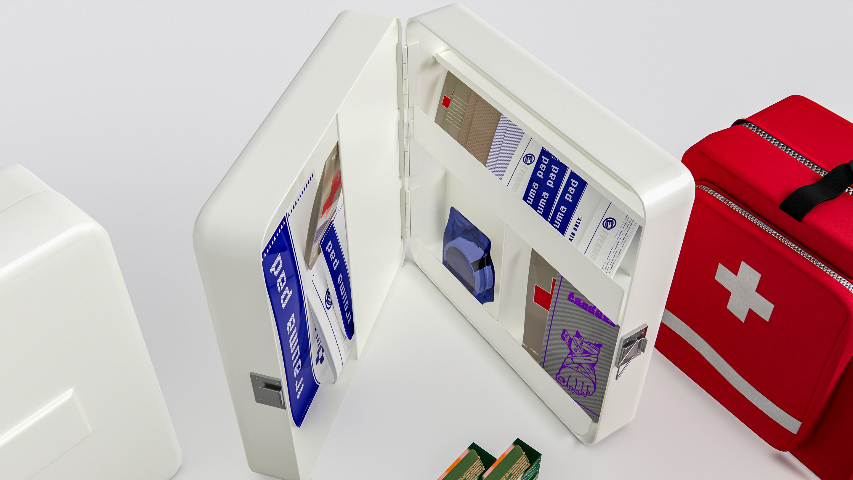 Hospital First Aid Kit 3D model_10