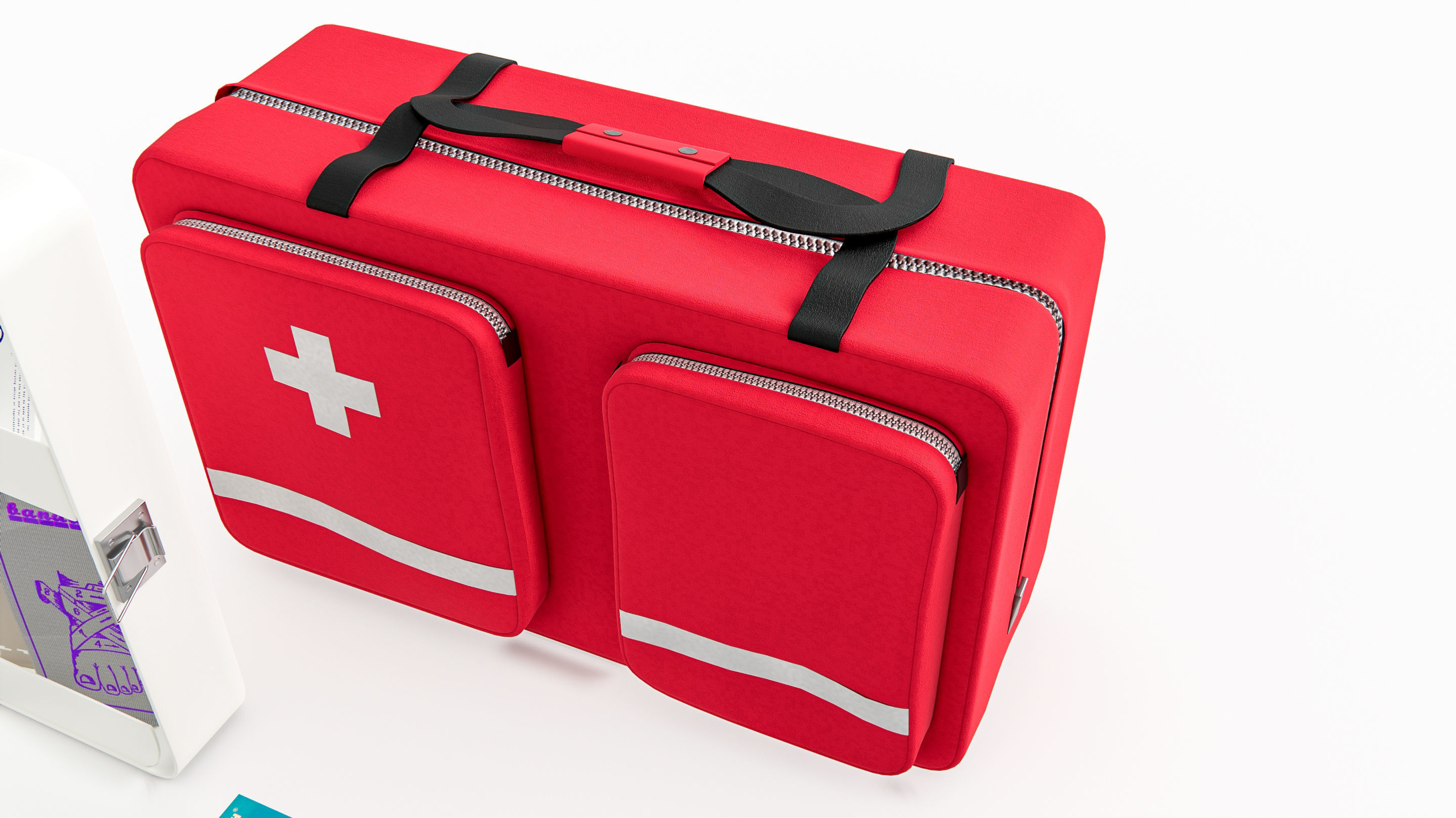 Hospital First Aid Kit 3D model_11