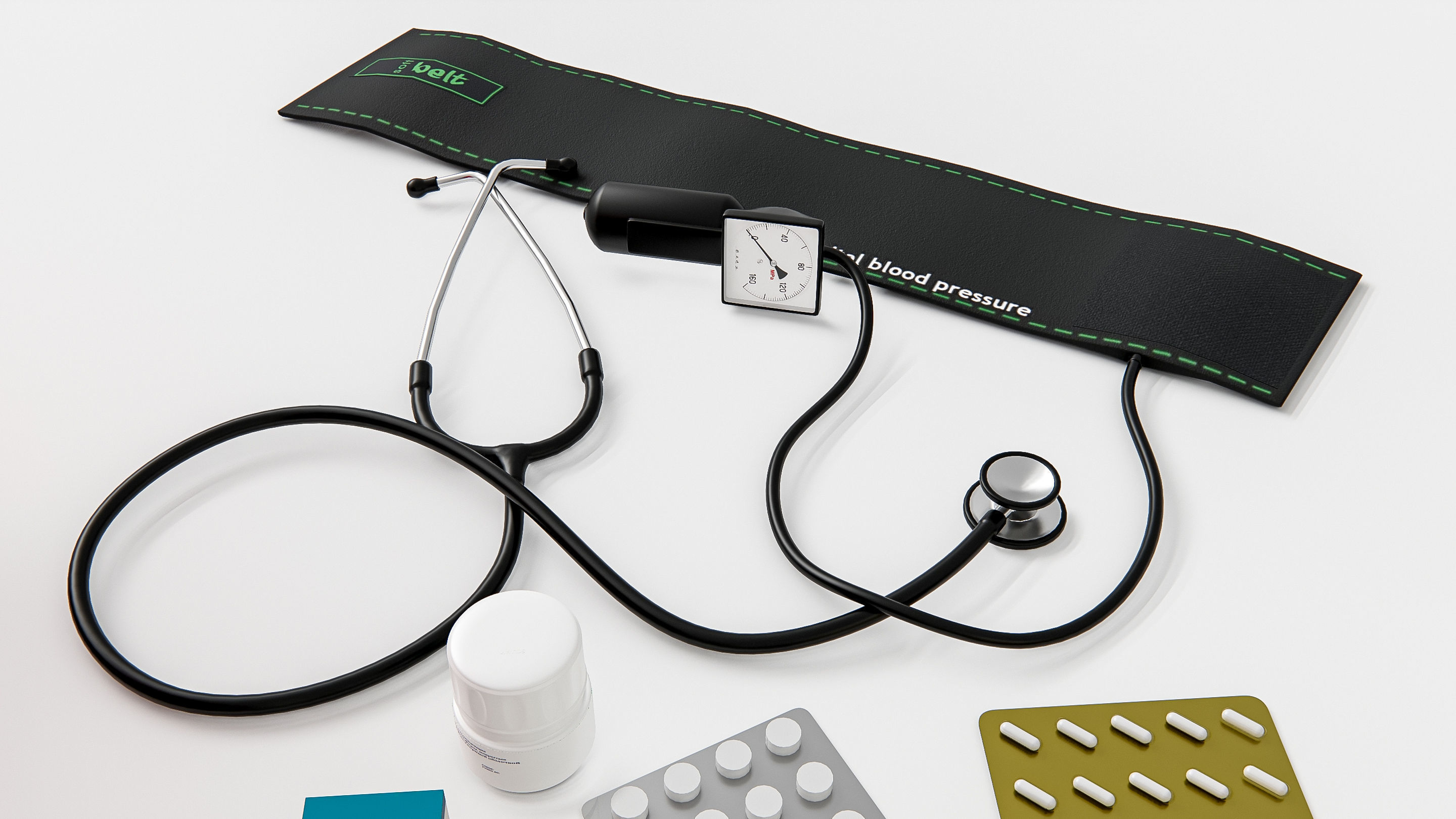 Hospital First Aid Kit 3D model_13