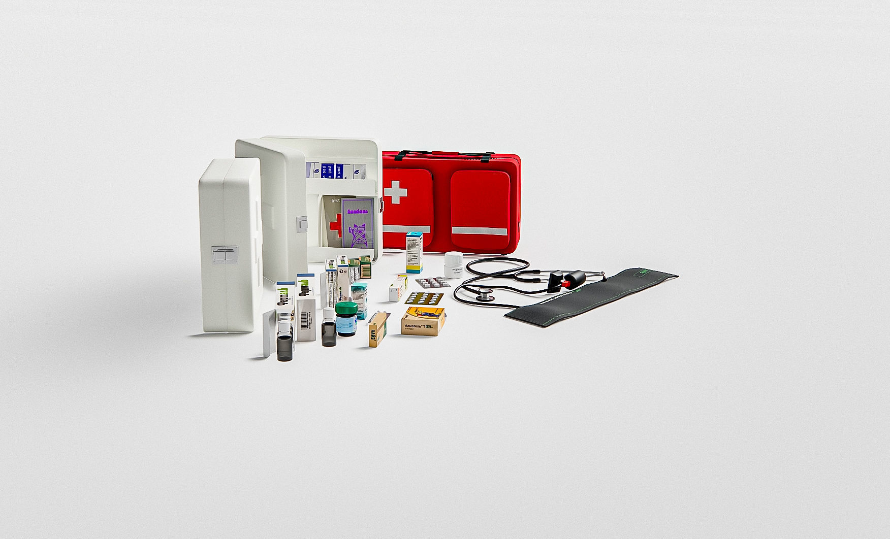 Hospital First Aid Kit 3D model_17