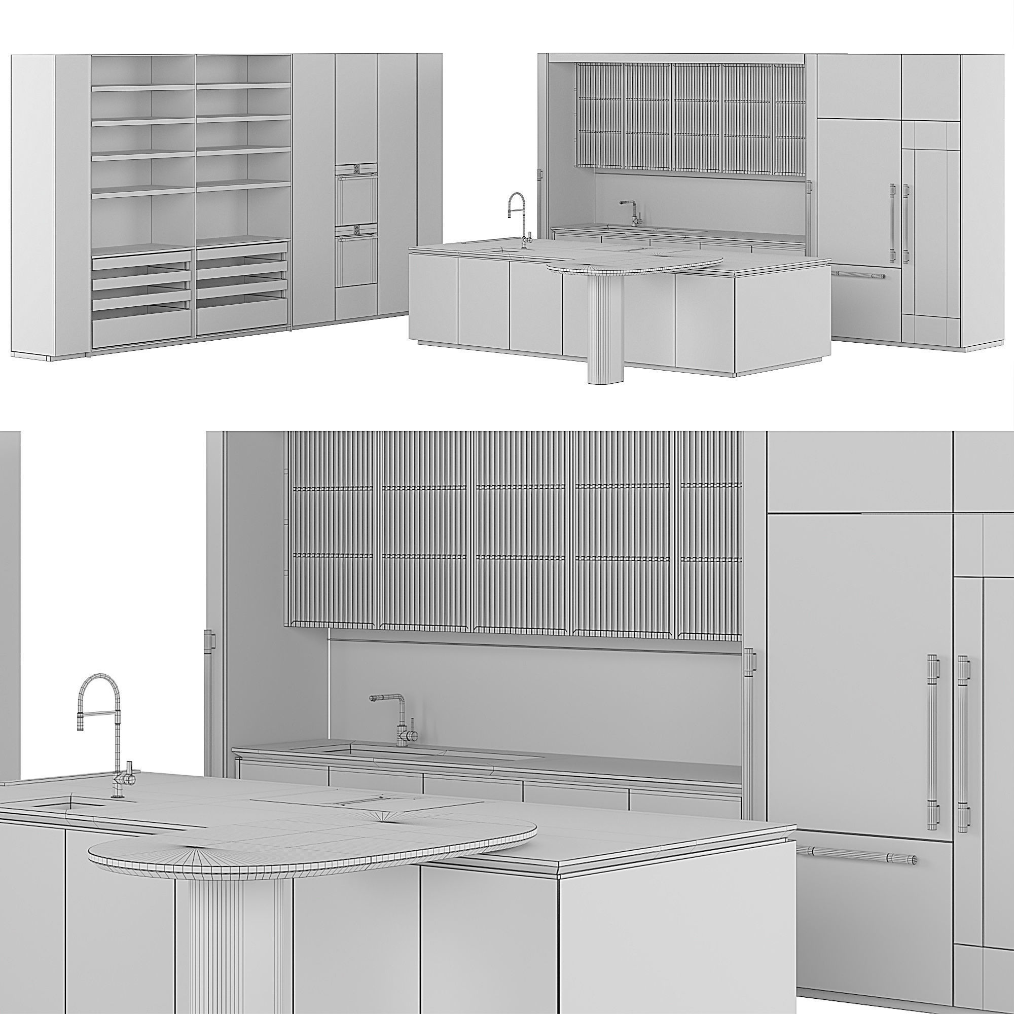 Kitchen 51 Tivali 3D model_1