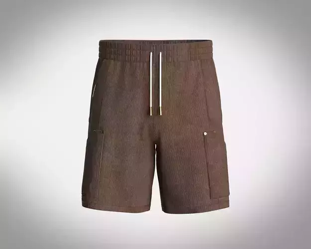 Mens brown corduroy shorts