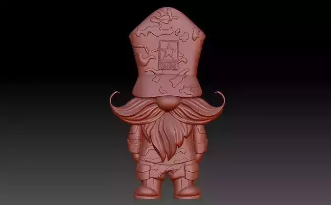 Enano militar 3D print model