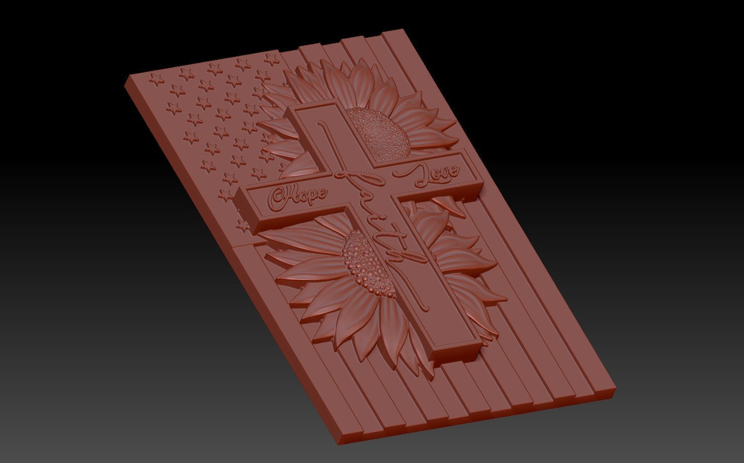 Faith 3D print model_3