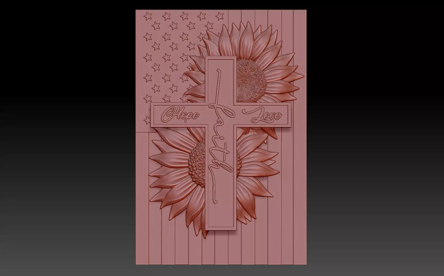 Faith 3D print model_0