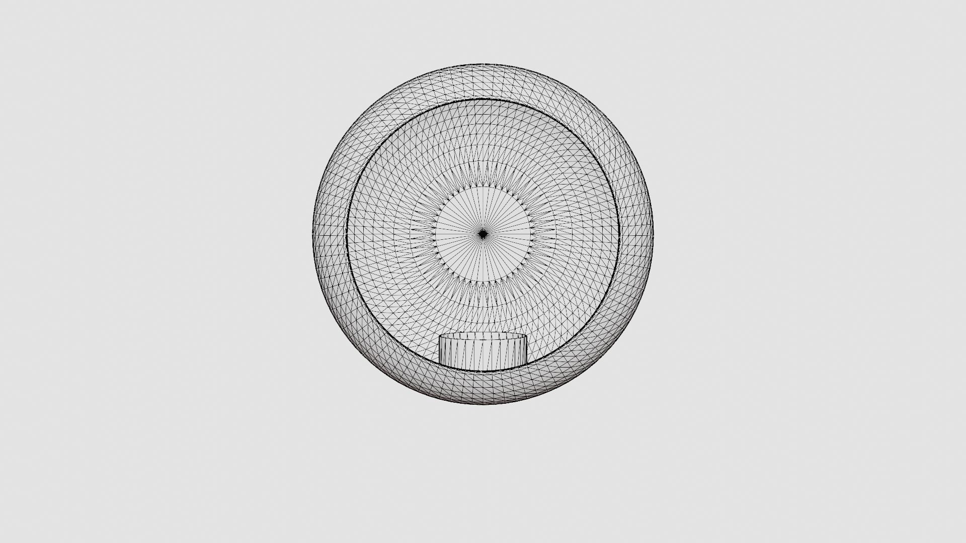 Wall Candle Holder Low-poly 3D model_6