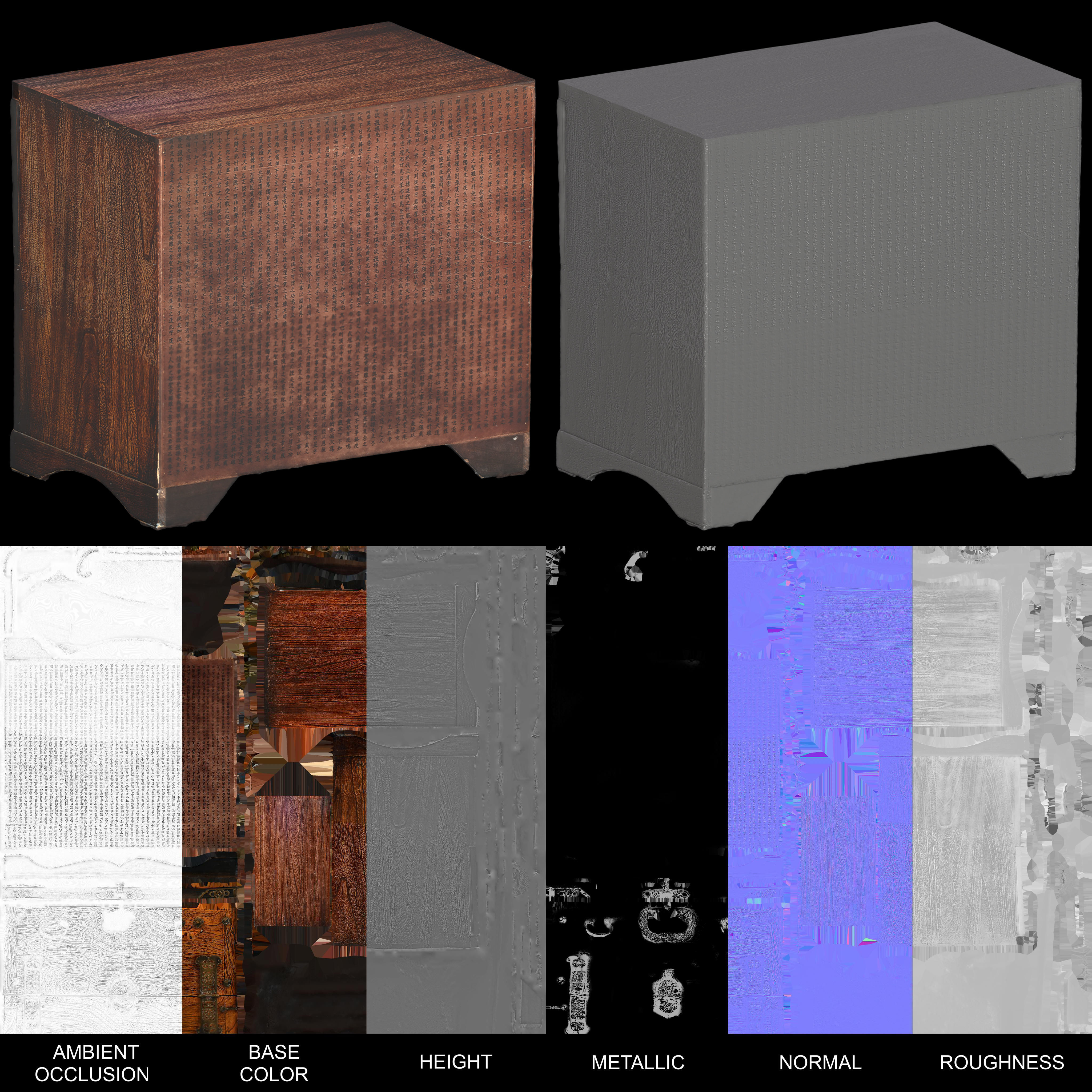 Korea Furniture Pack 02 3D model_3