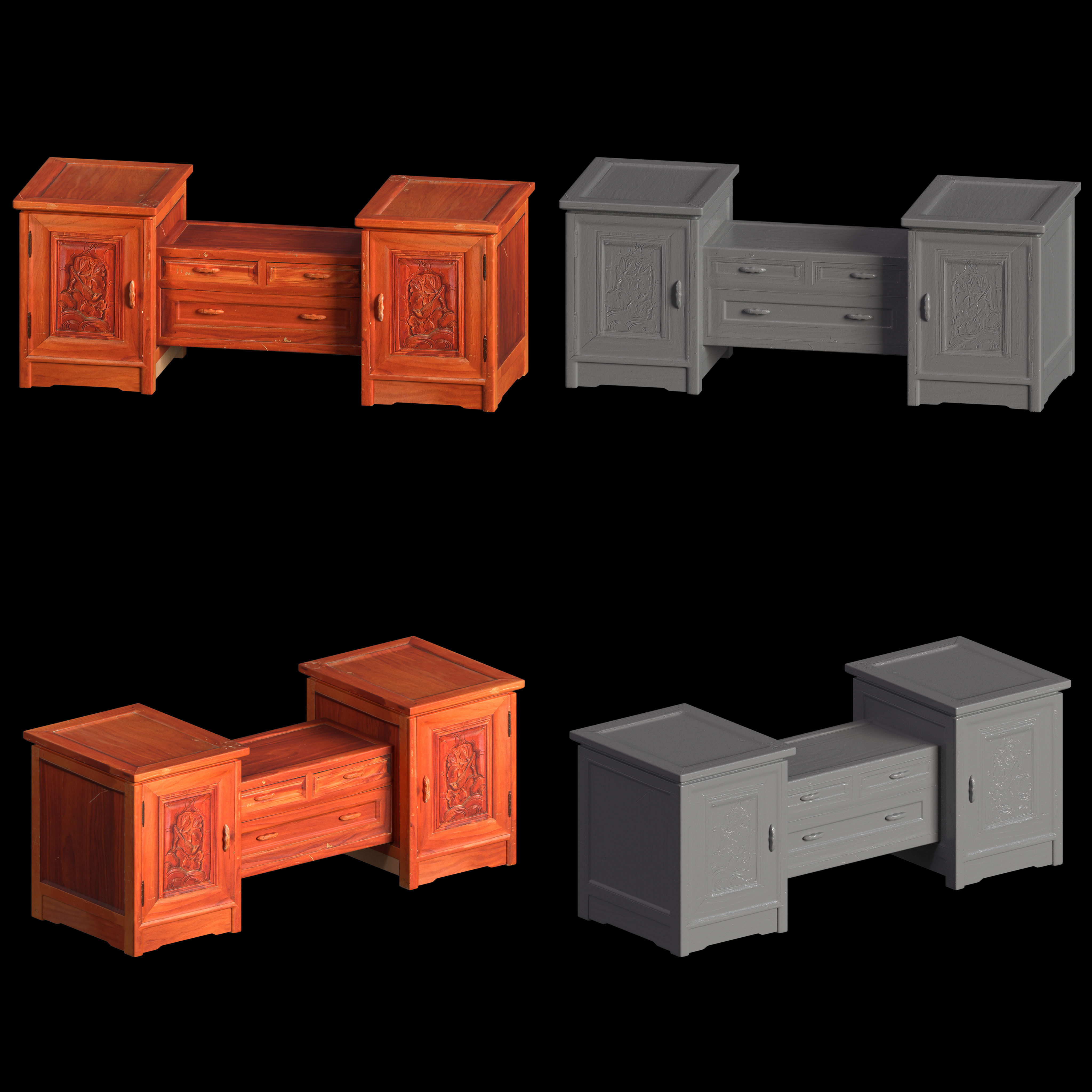 Korea Furniture Pack 02 3D model_6