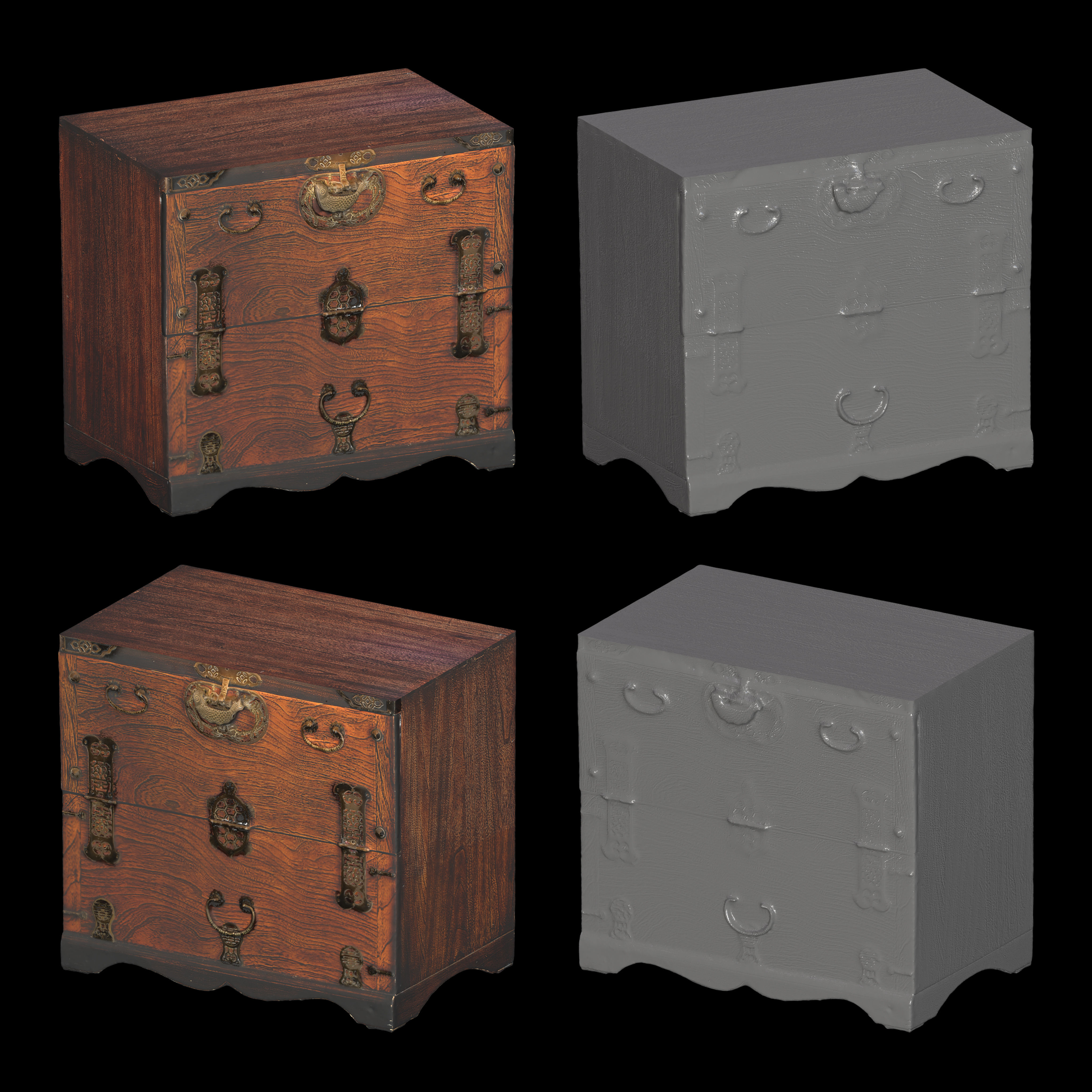 Korea Furniture Pack 02 3D model_2