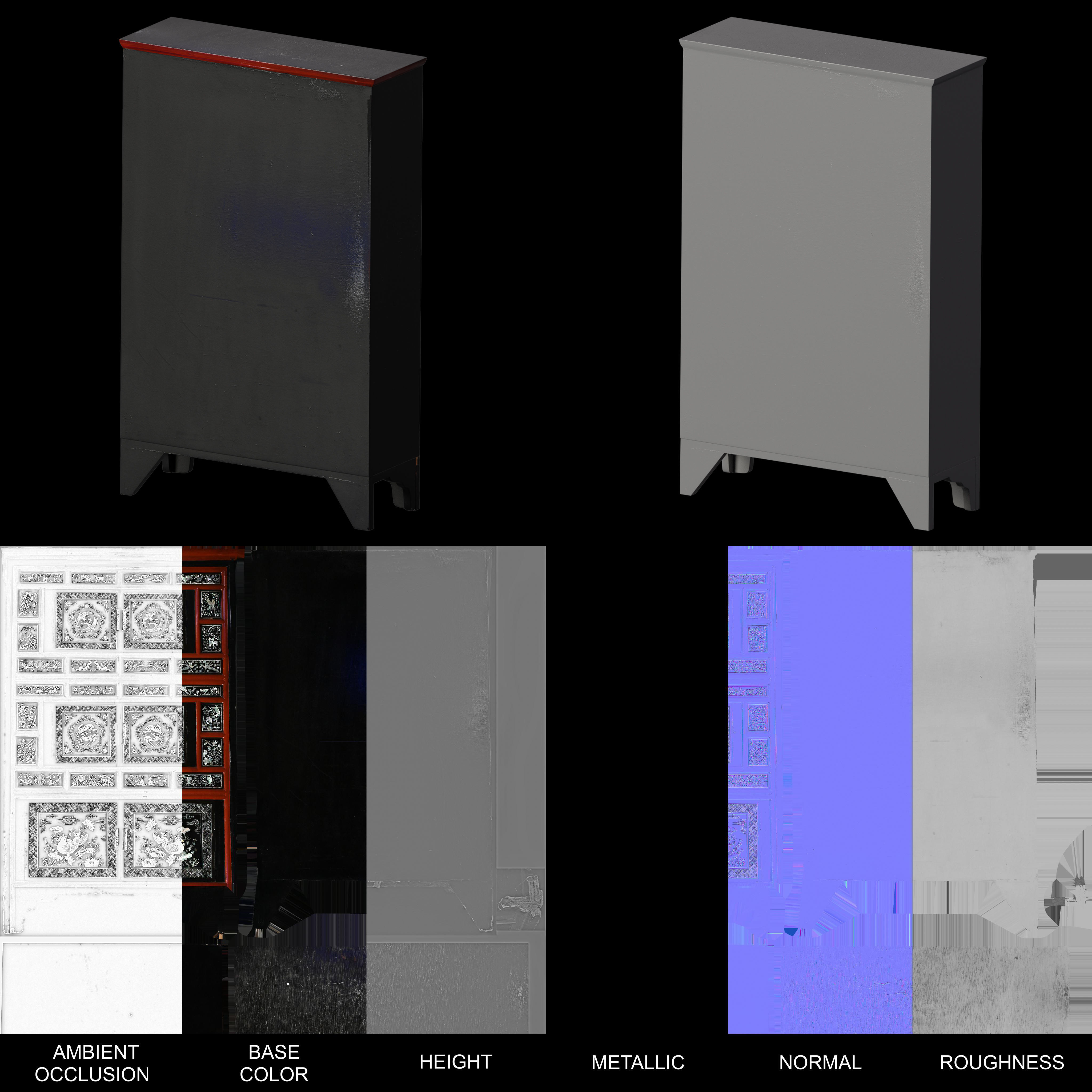 Korea Furniture Pack 02 3D model_11