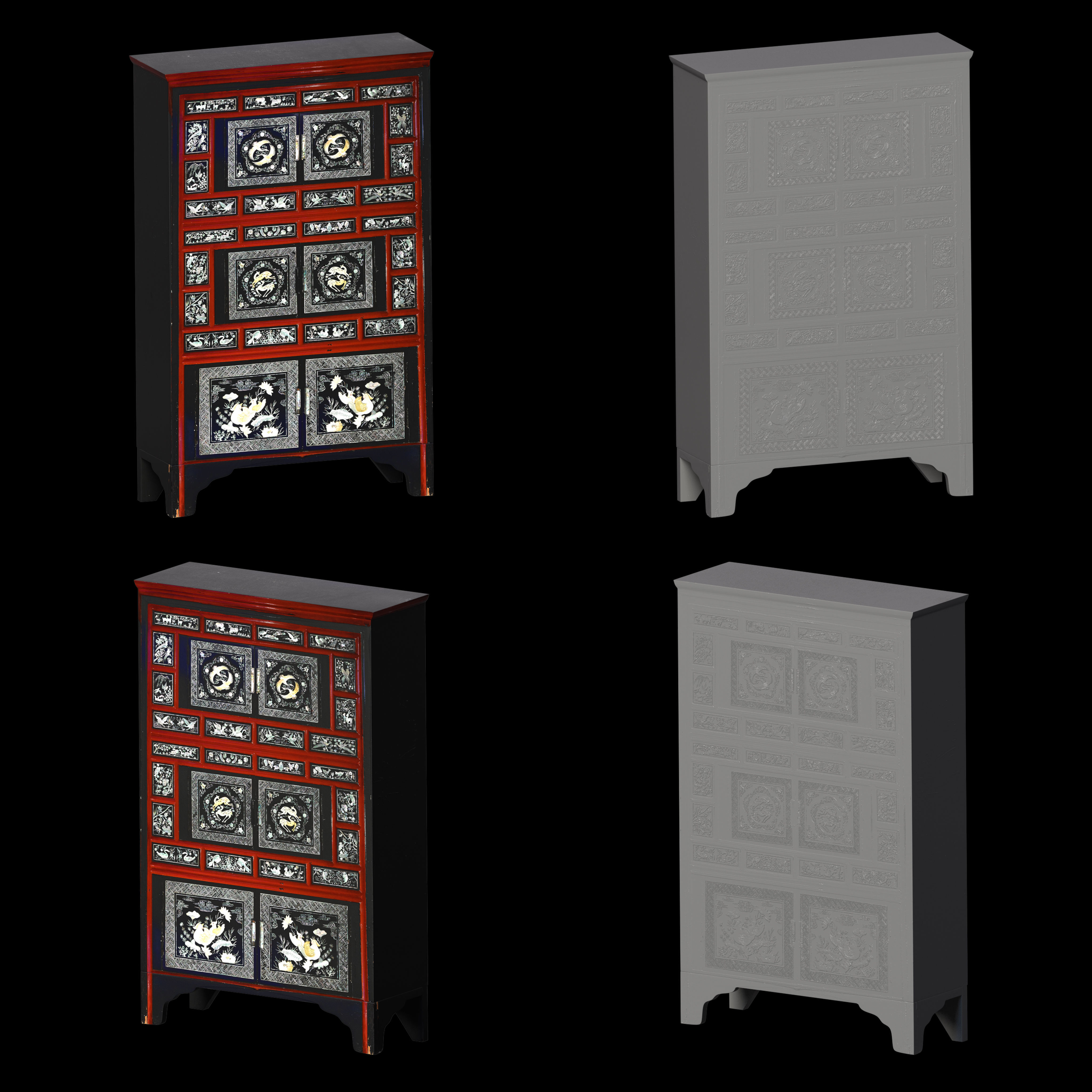 Korea Furniture Pack 02 3D model_10