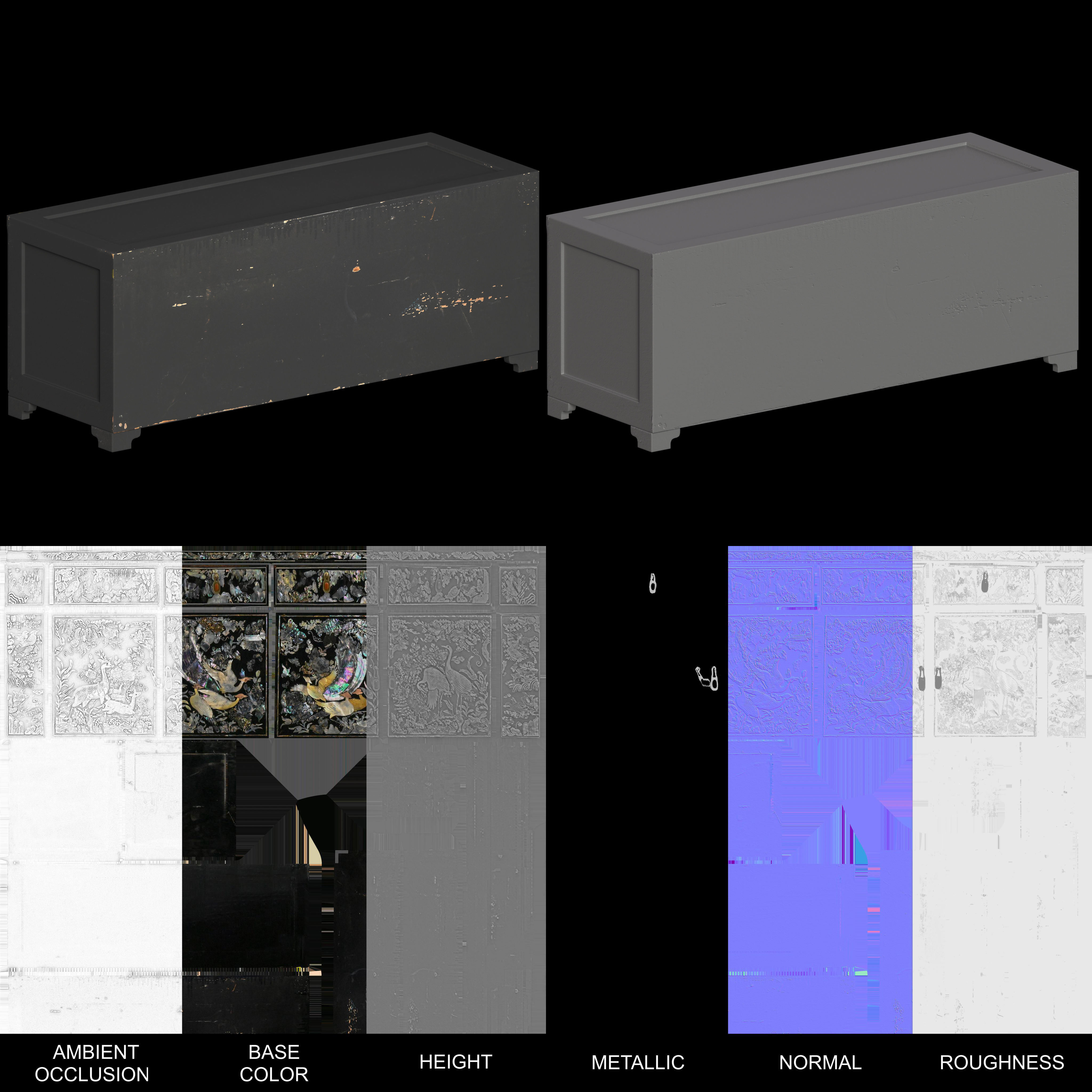 Korea Furniture Pack 02 3D model_5