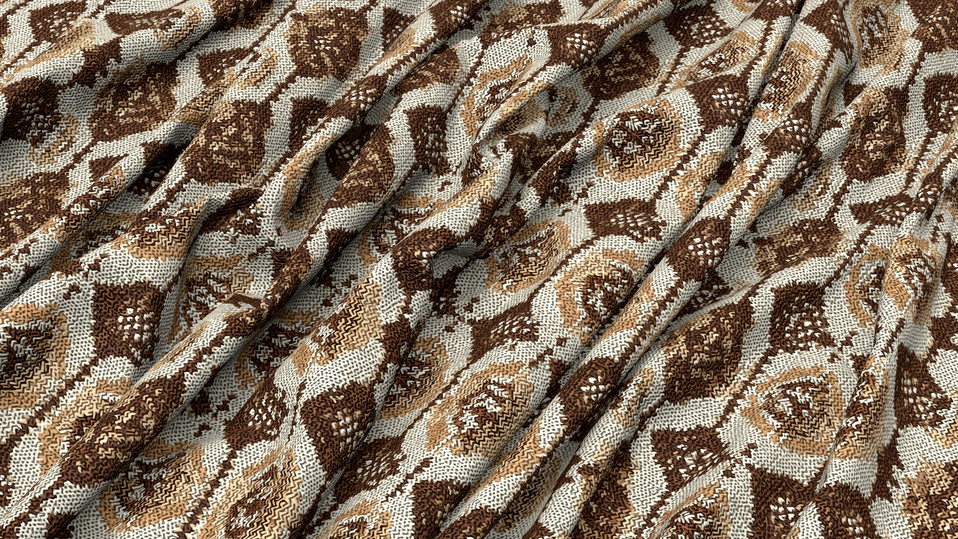 10 Nomadic Fabric VOL01 4K Seamless PNG PBR Textures Texture_5