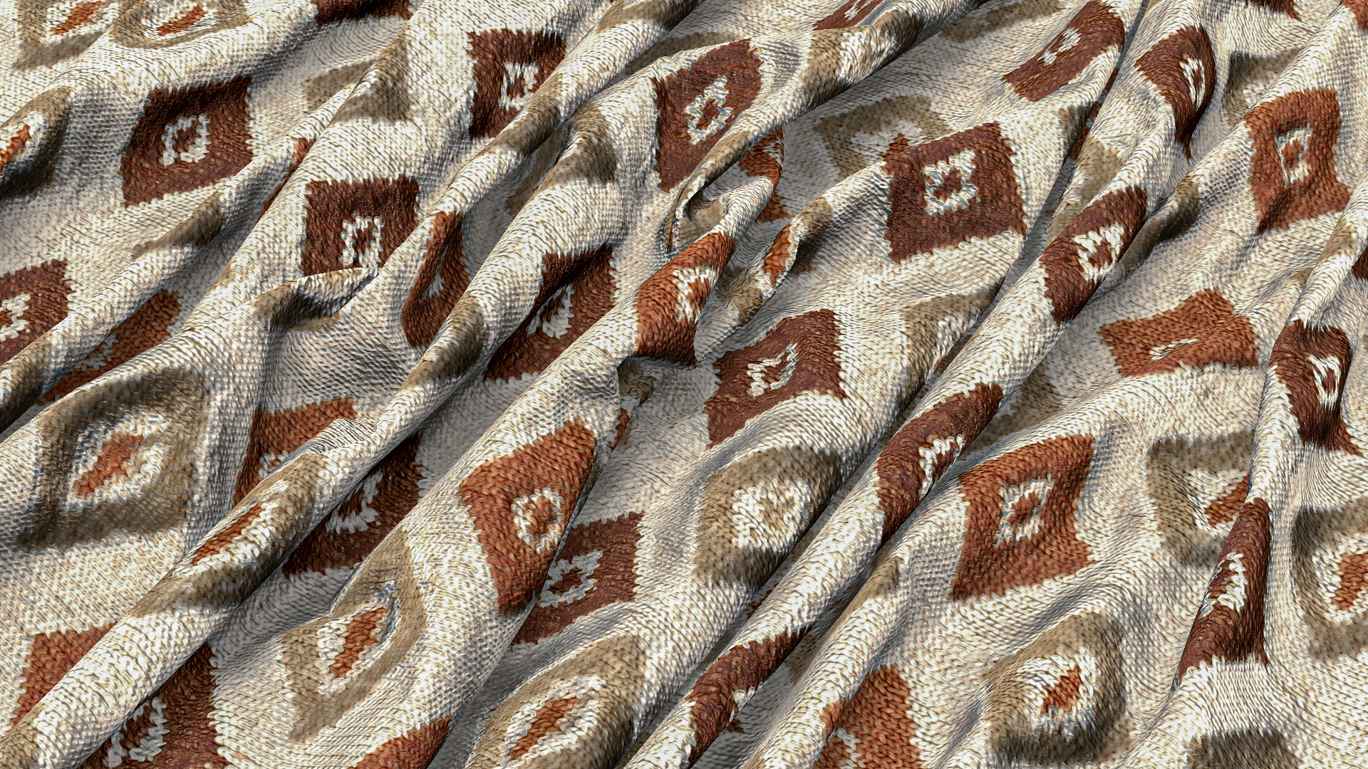 10 Nomadic Fabric VOL01 4K Seamless PNG PBR Textures Texture_3