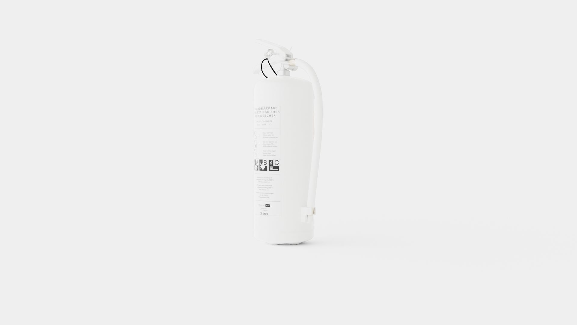 Fire Extinguisher Low-poly 3D model_3