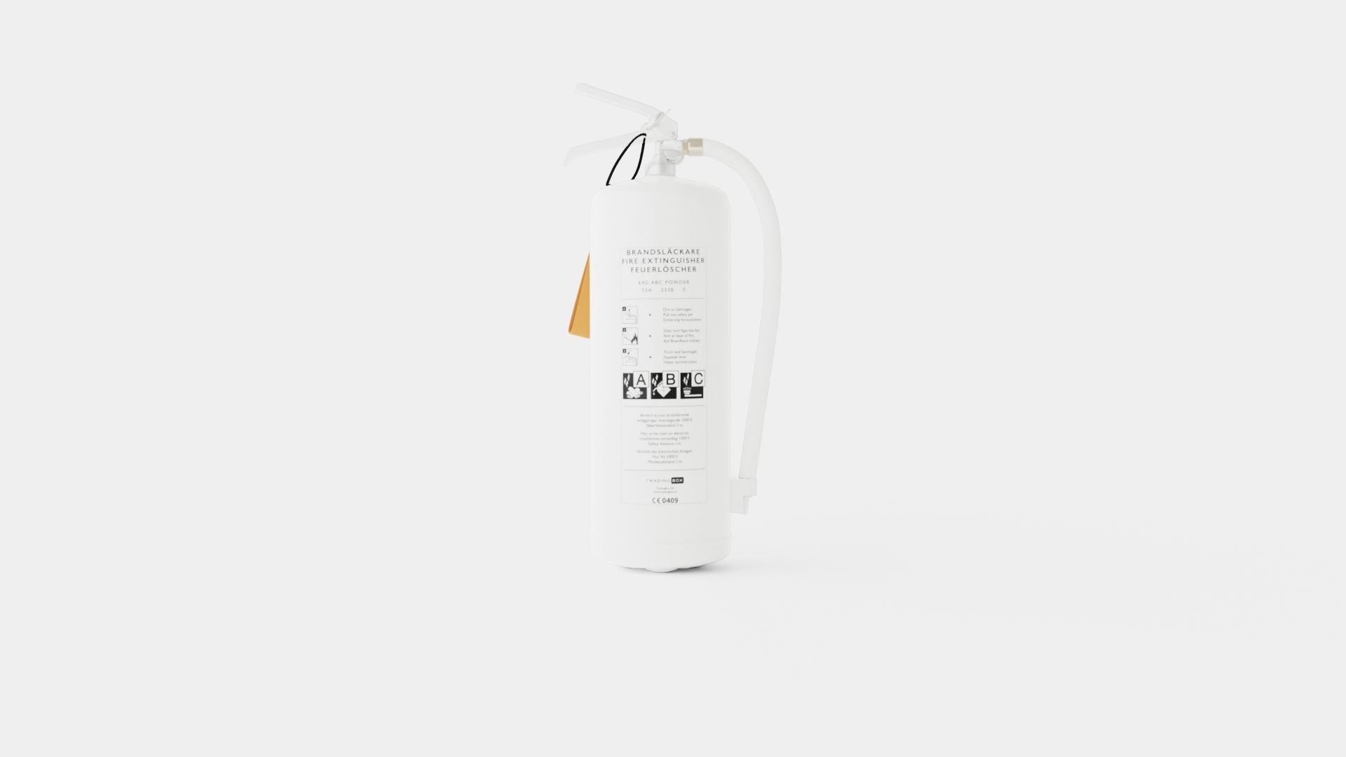 Fire Extinguisher Low-poly 3D model_4