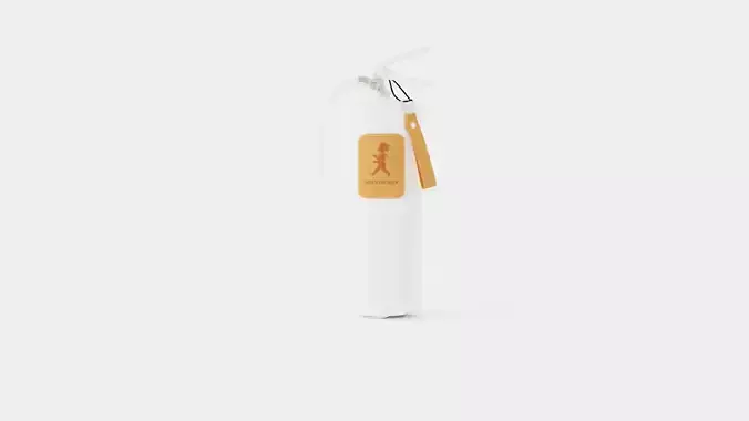 Fire Extinguisher Low-poly 3D model