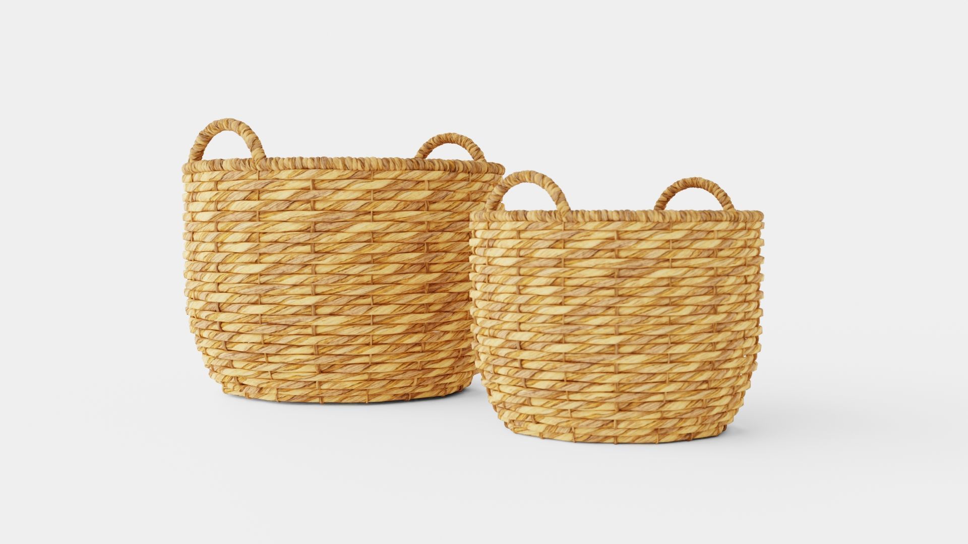 Basket Low-poly 3D model_3