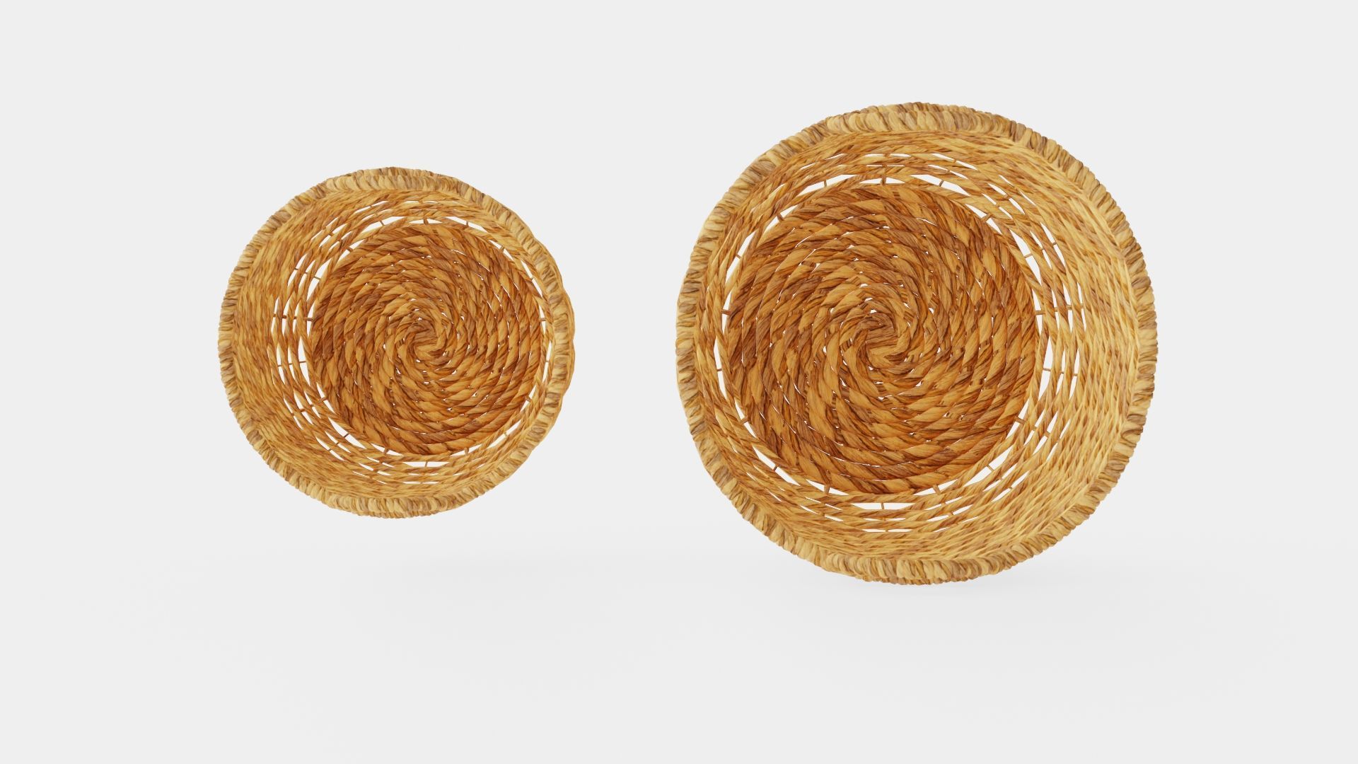 Basket Low-poly 3D model_5