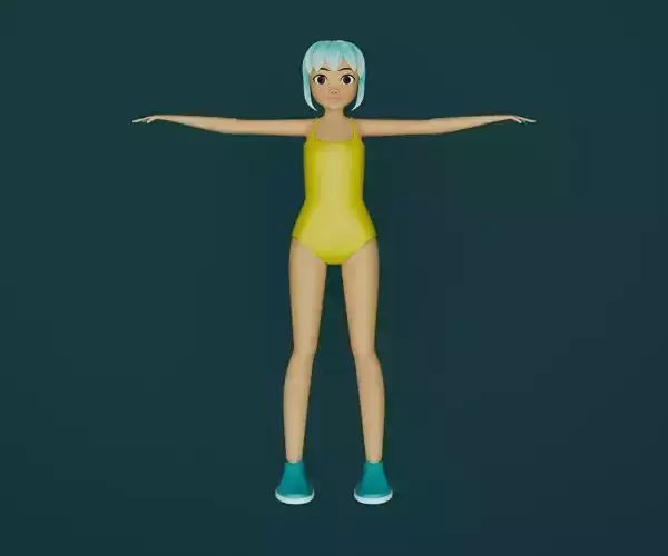 girl cartoon character