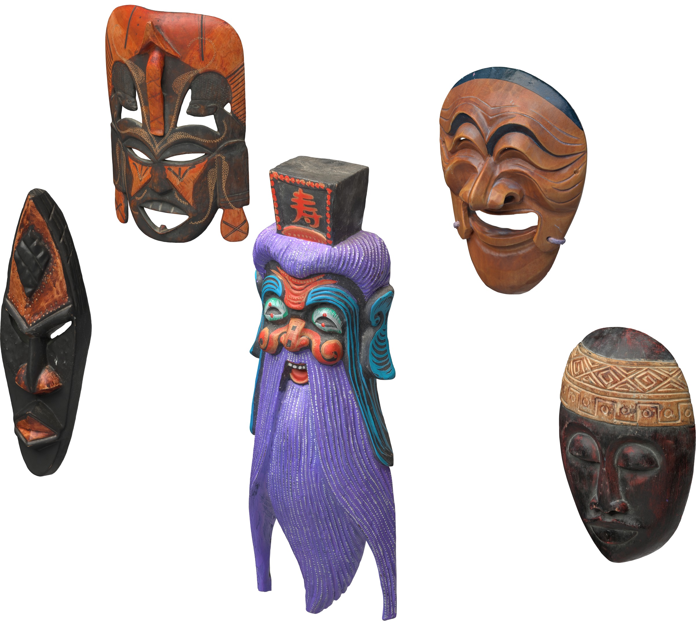 Mask Pack 3D model_1