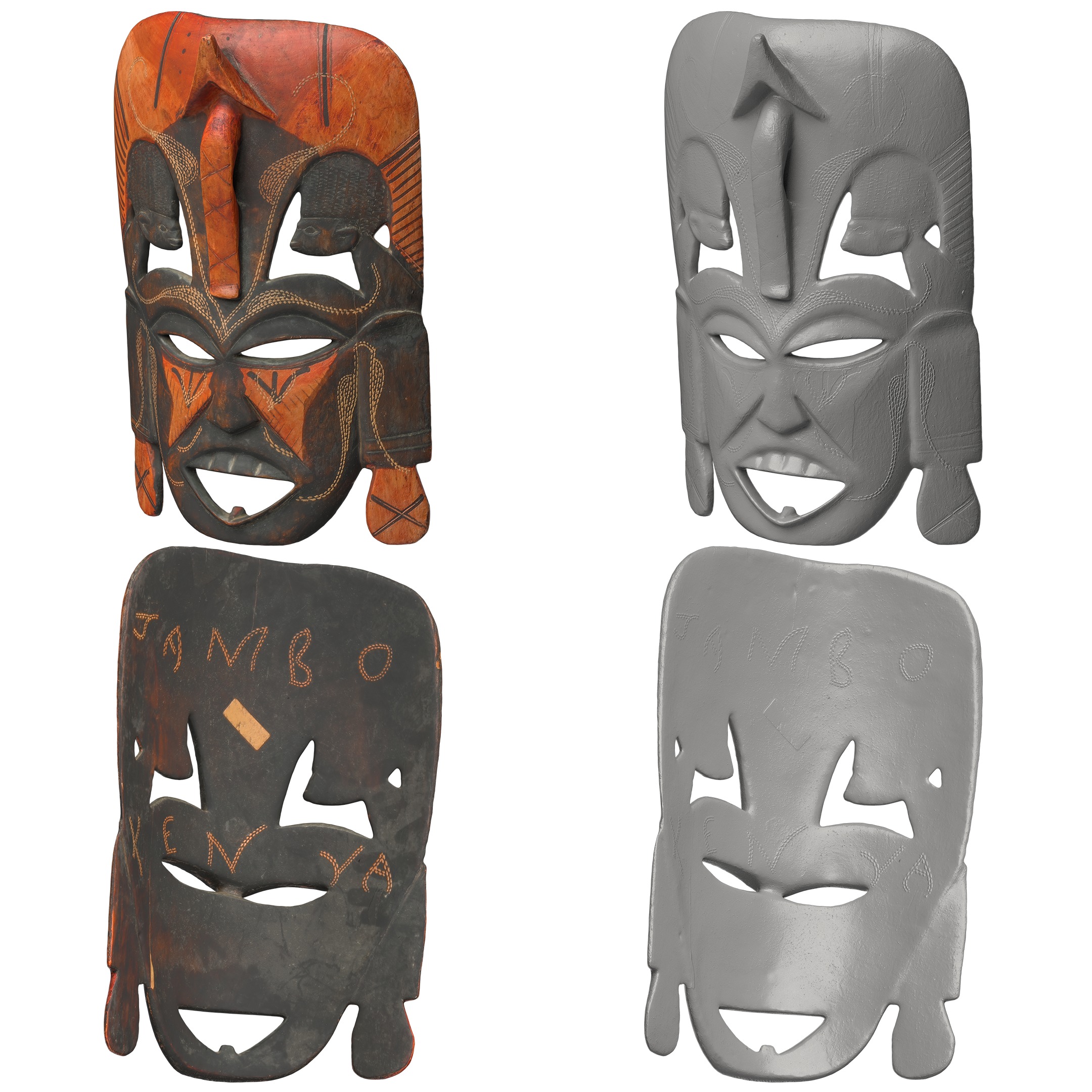 Mask Pack 3D model_4