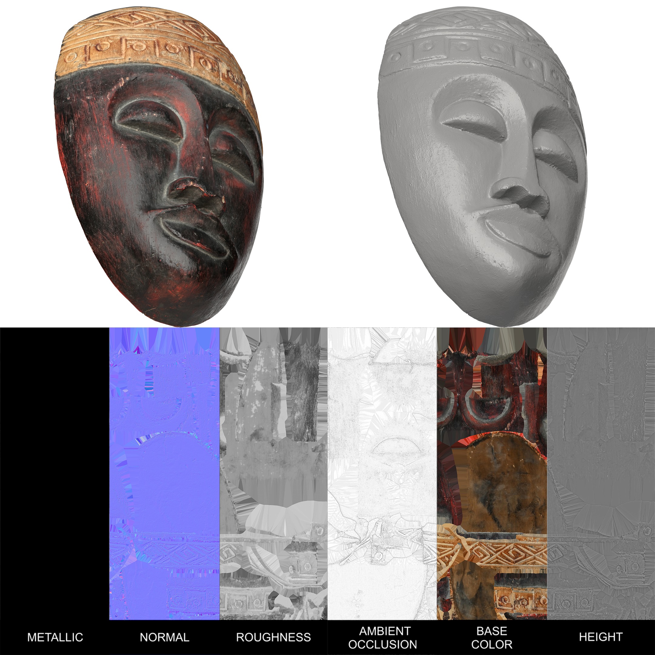 Mask Pack 3D model_9