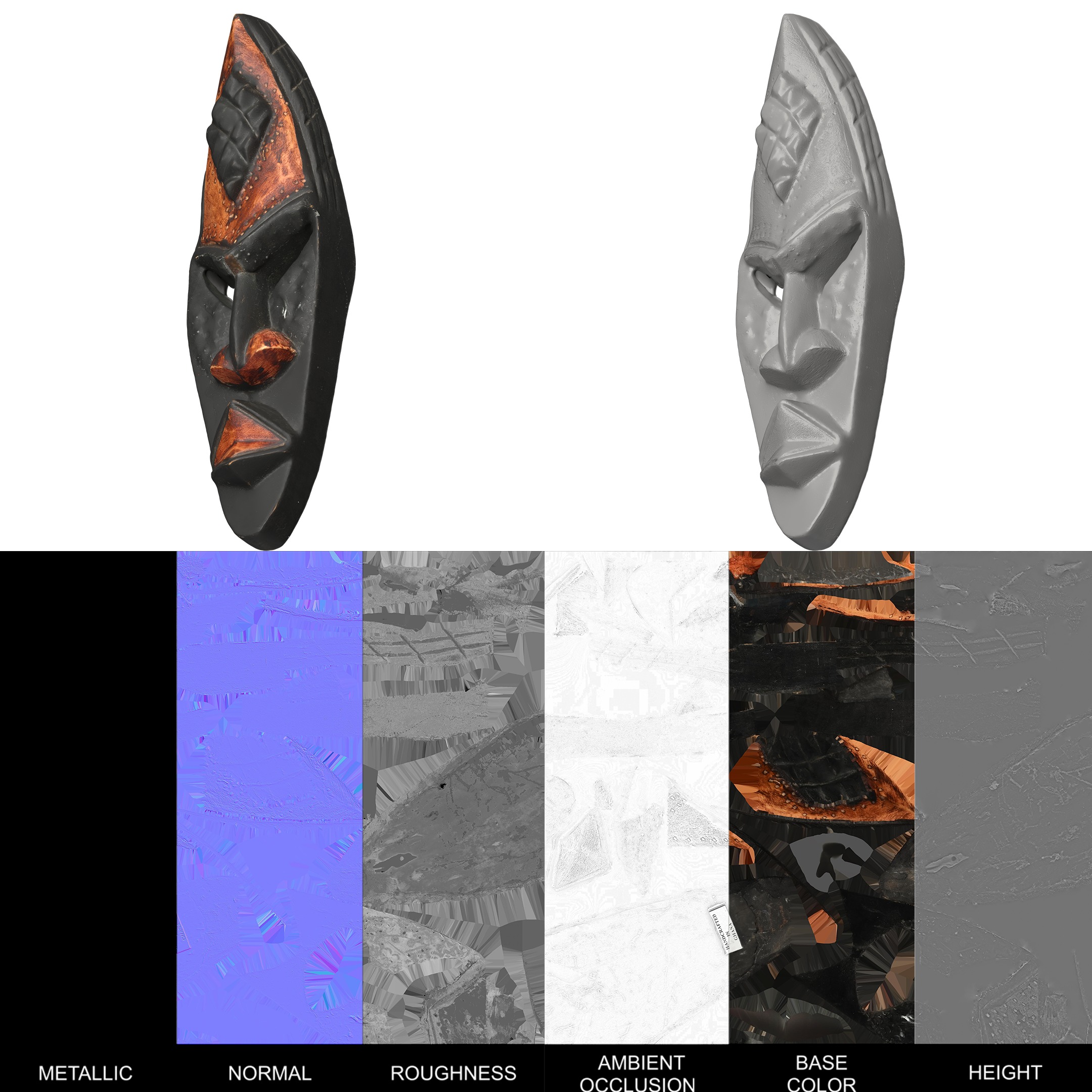 Mask Pack 3D model_3